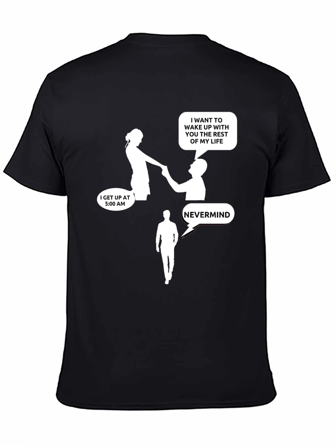 Humorous T-Shirt: Wake Up With You - Nevermind