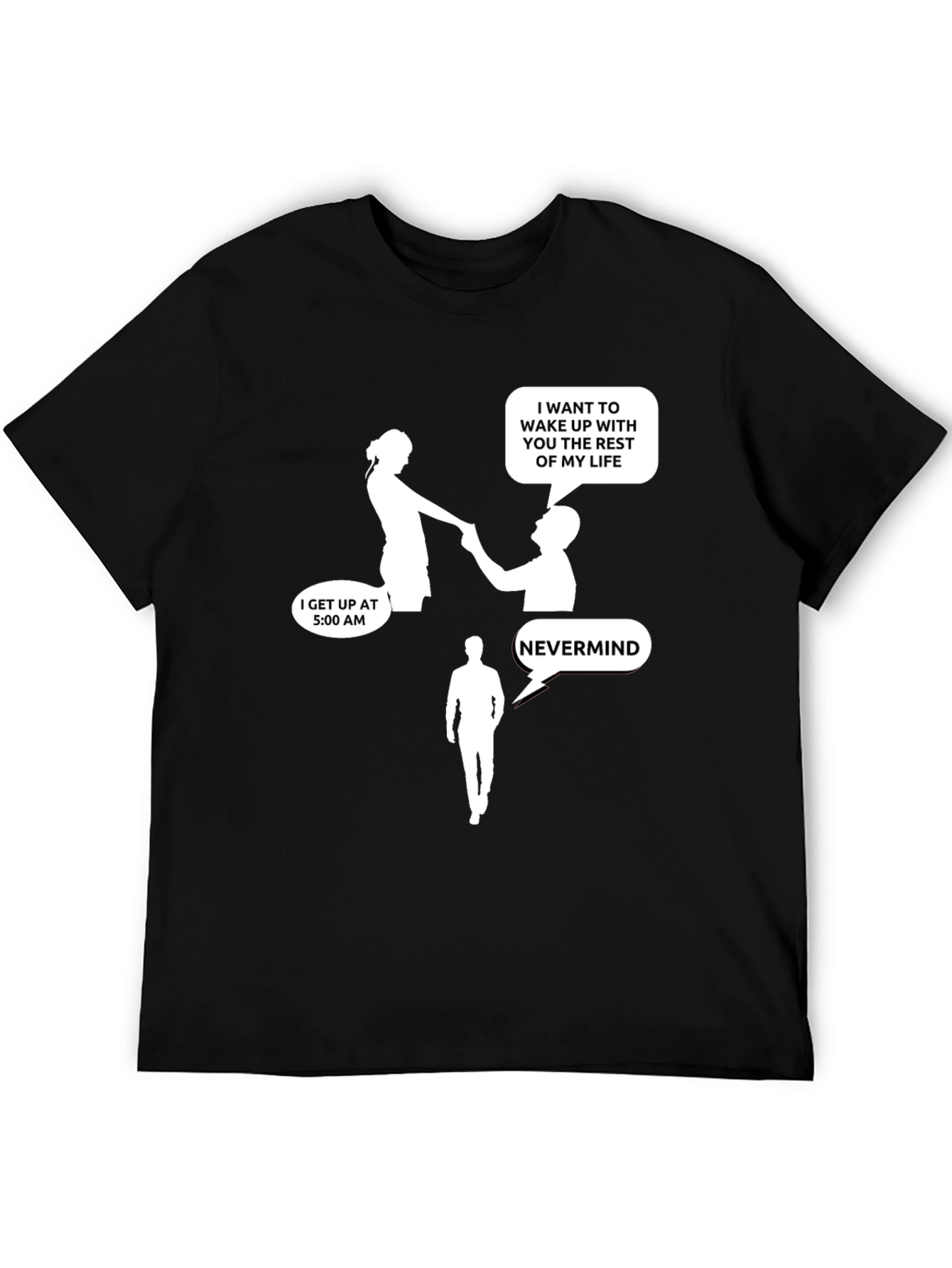 Humorous T-Shirt: Wake Up With You - Nevermind