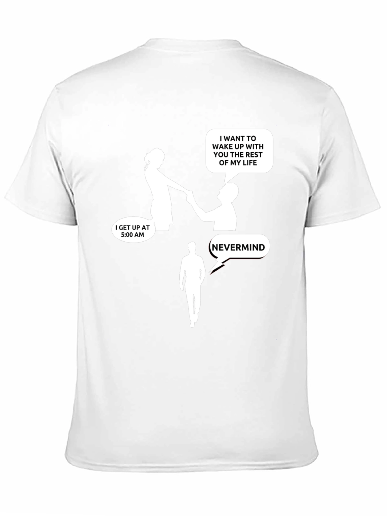 Humorous T-Shirt: Wake Up With You - Nevermind