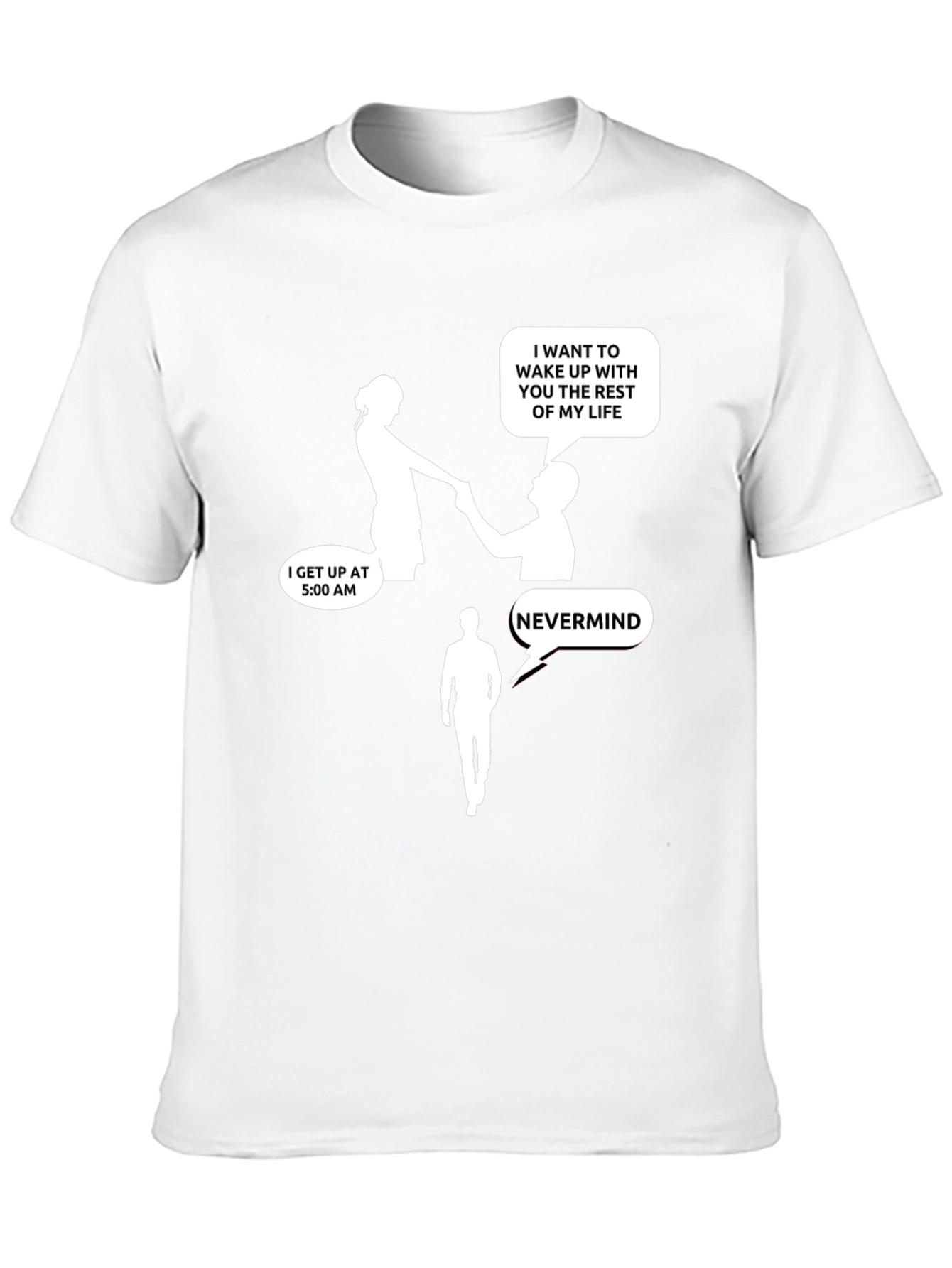 Humorous T-Shirt: Wake Up With You - Nevermind