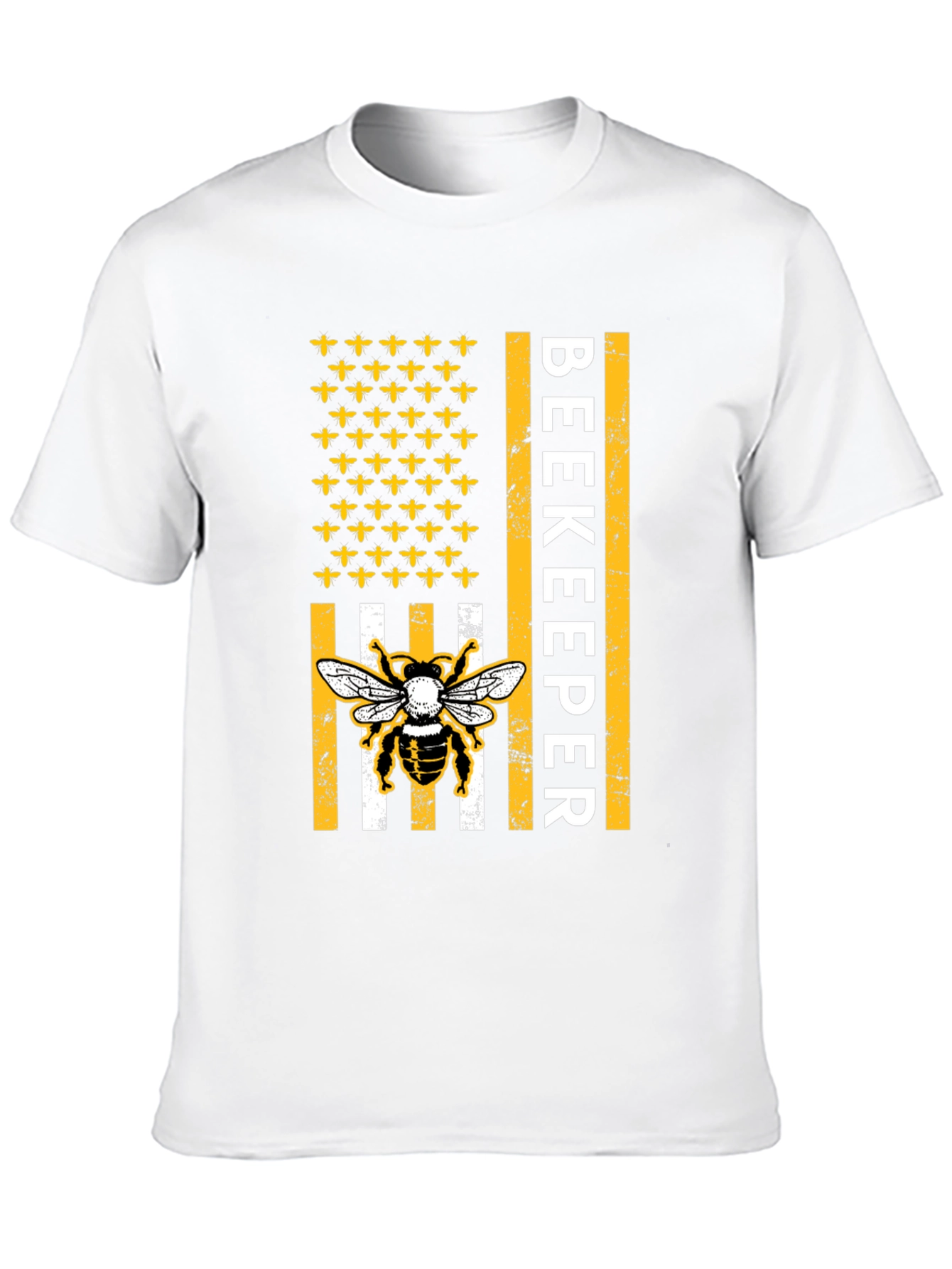 Beekeeper American Flag Bee T-Shirt