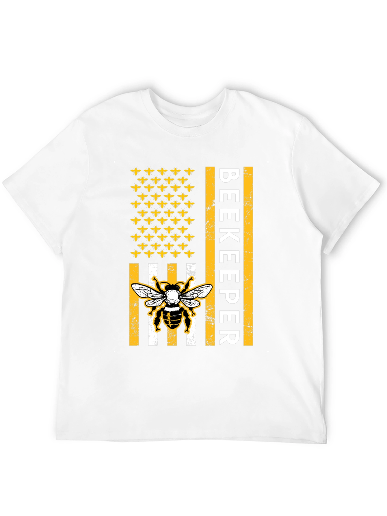 Beekeeper American Flag Bee T-Shirt