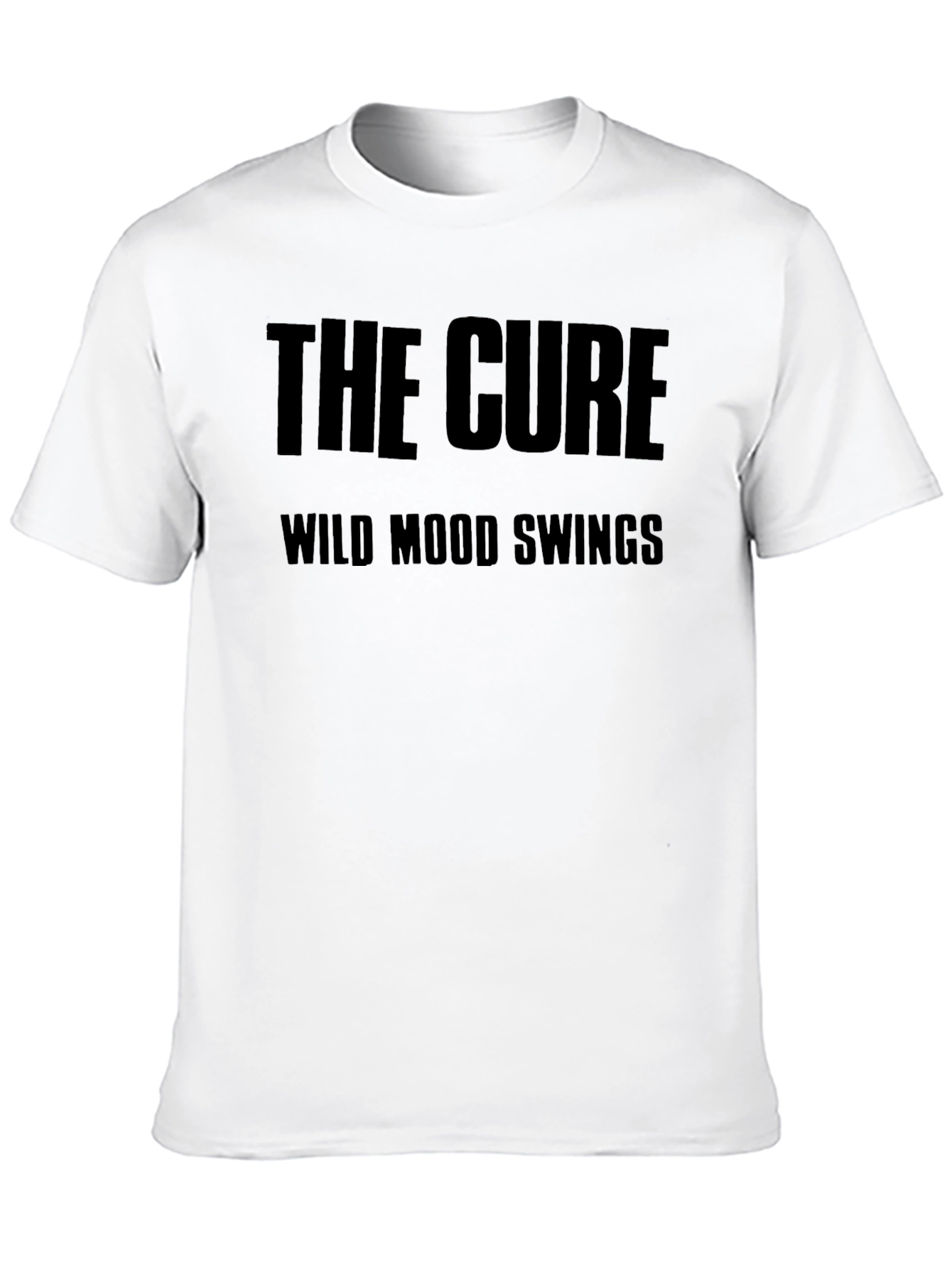The Cure Wild Mood Swings Black Graphic Tee