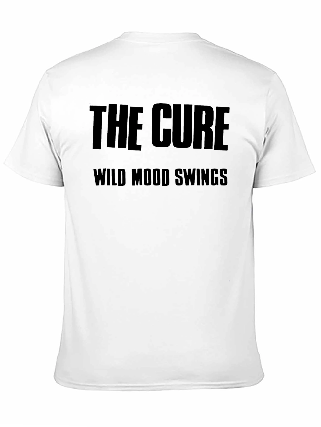 The Cure Wild Mood Swings Black Graphic Tee