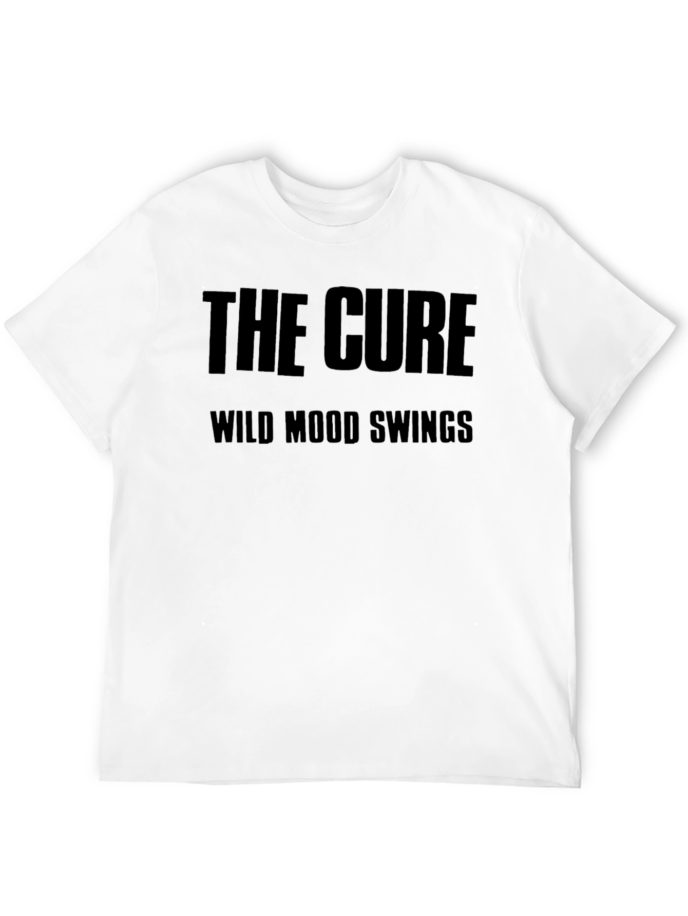 The Cure Wild Mood Swings Black Graphic Tee
