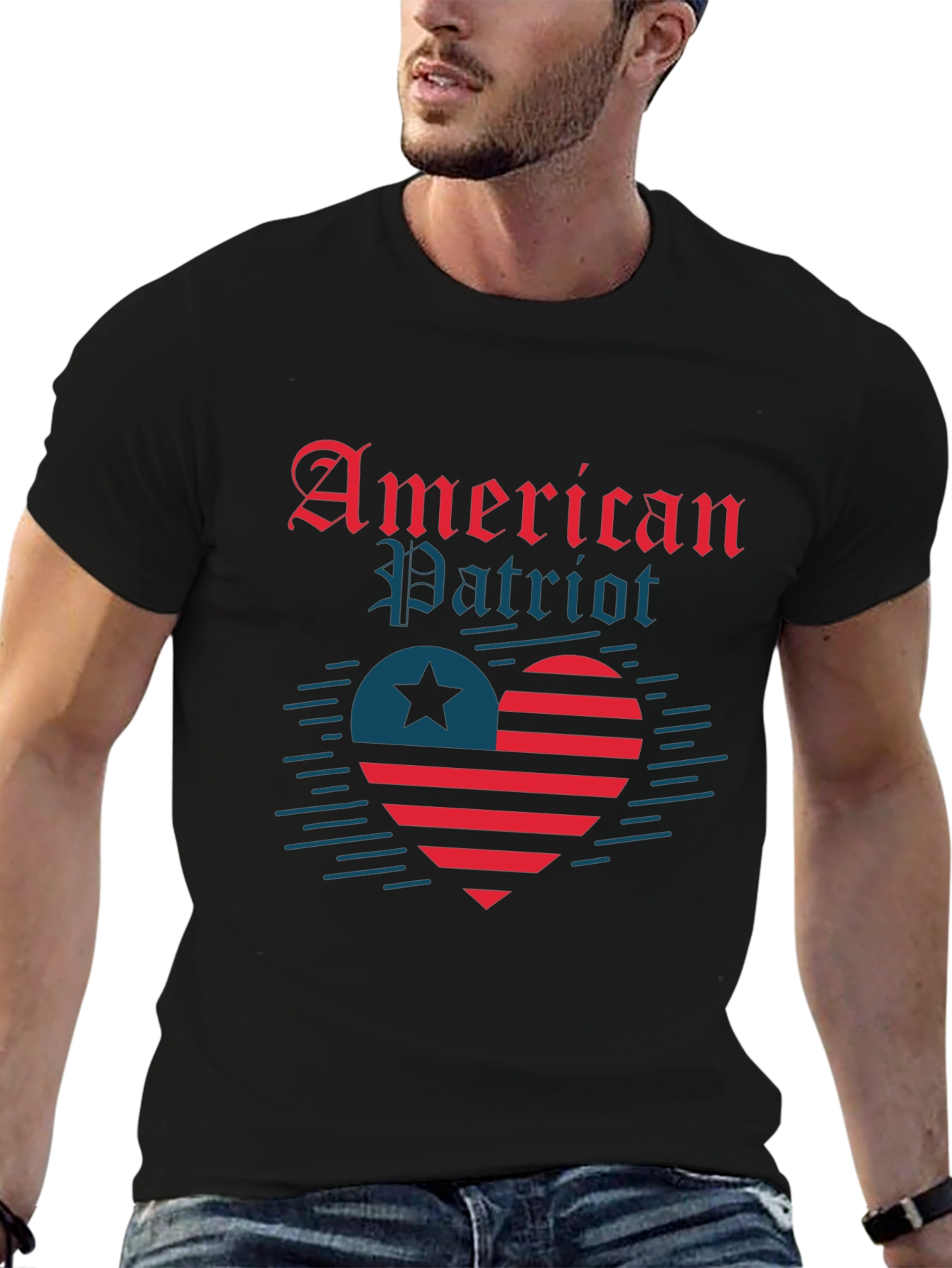 American Patriot Heart T-Shirt