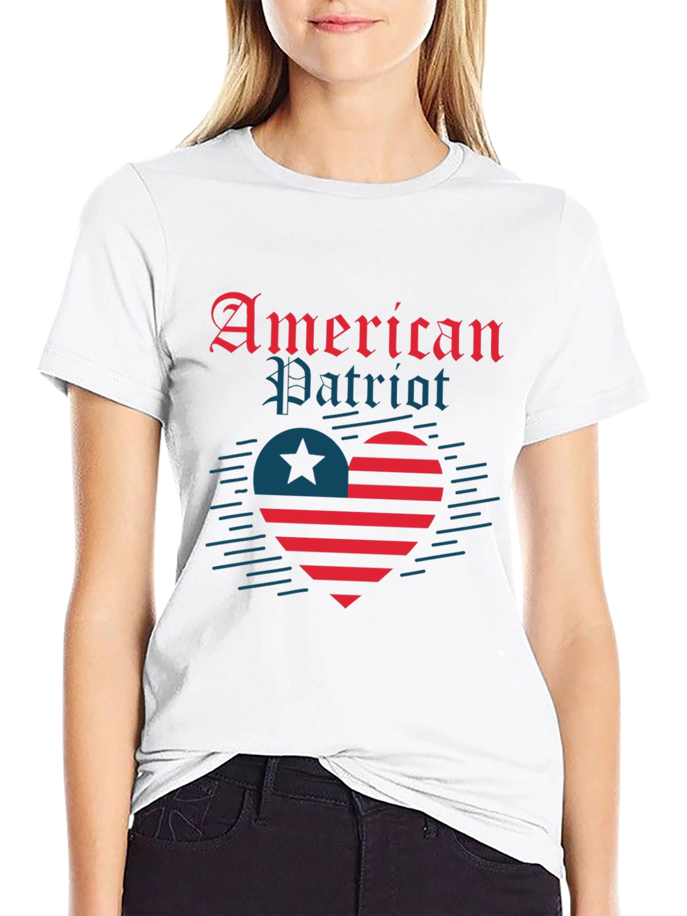 American Patriot Heart T-Shirt