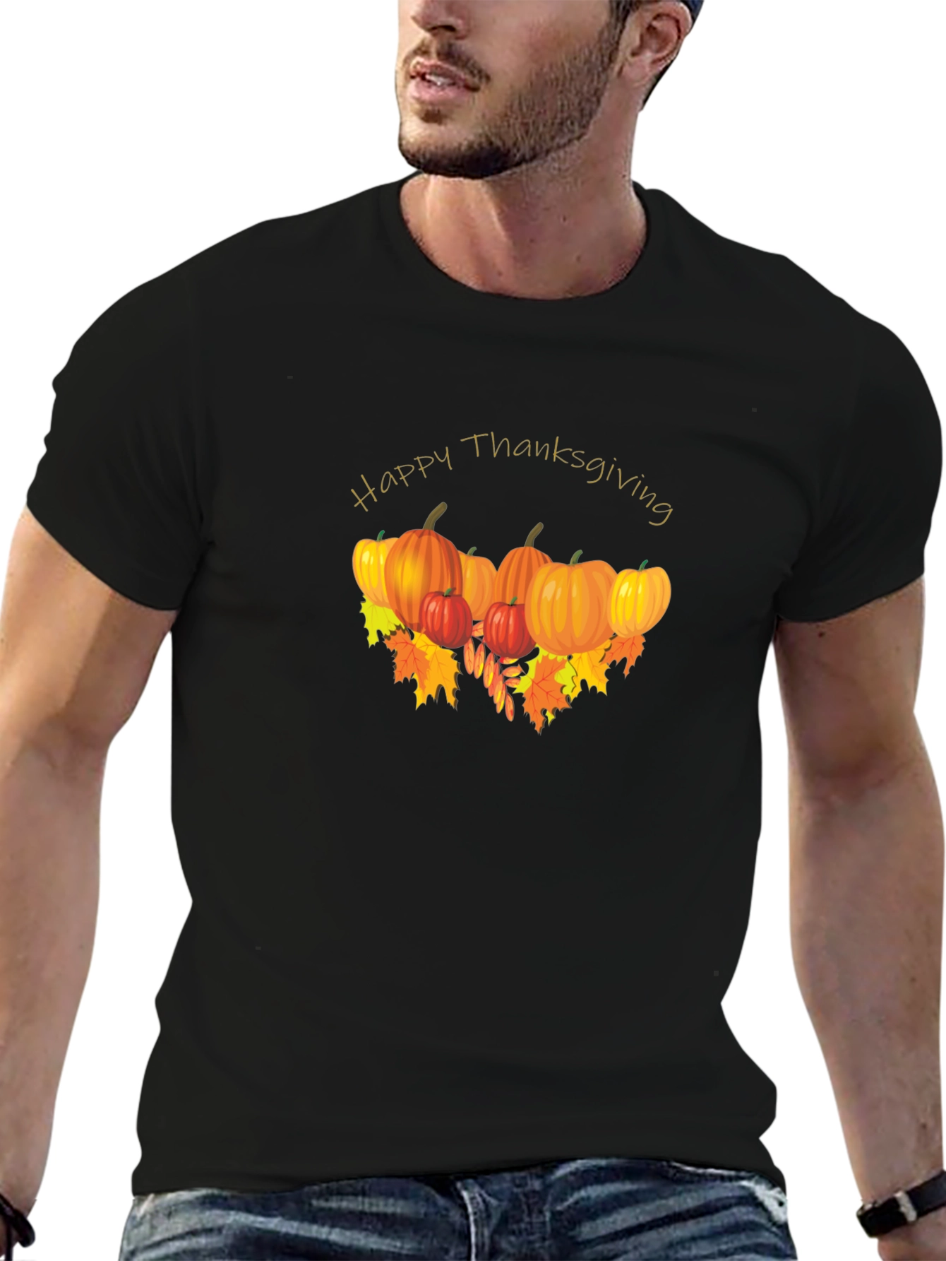 Happy Thanksgiving Pumpkin T-Shirt