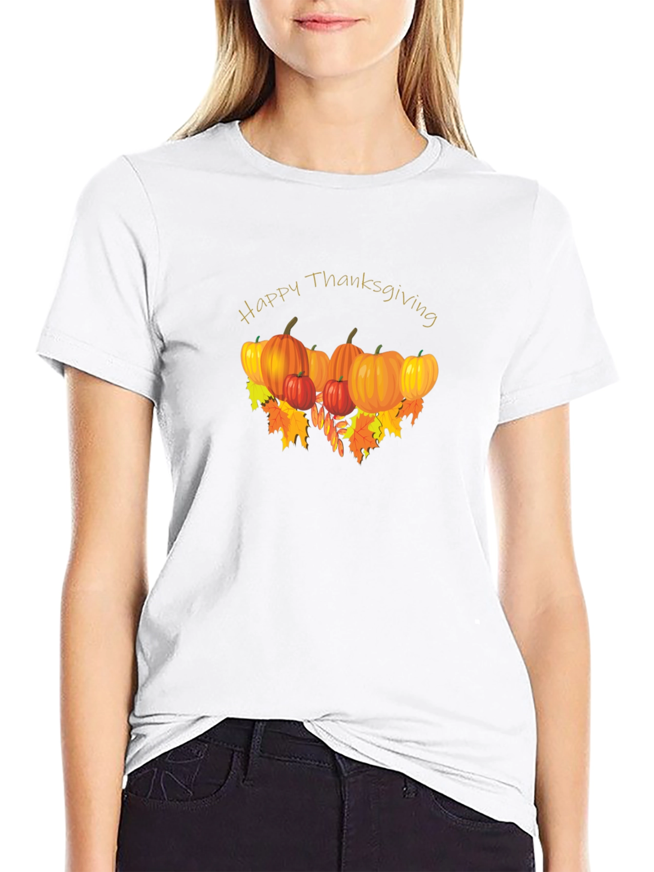 Happy Thanksgiving Pumpkin T-Shirt