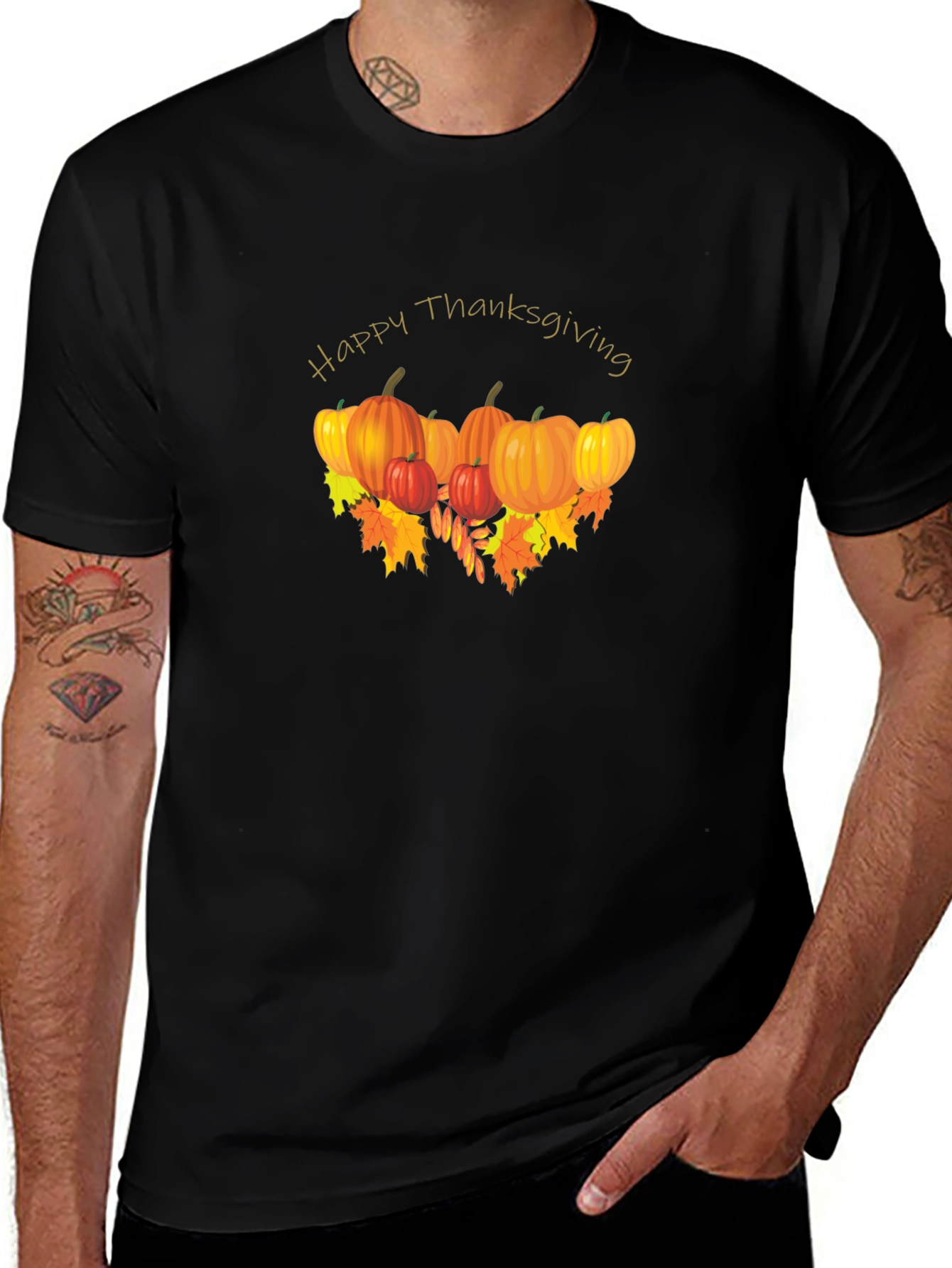Happy Thanksgiving Pumpkin T-Shirt