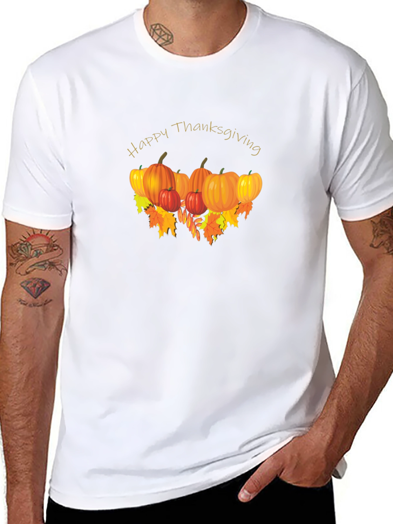 Happy Thanksgiving Pumpkin T-Shirt