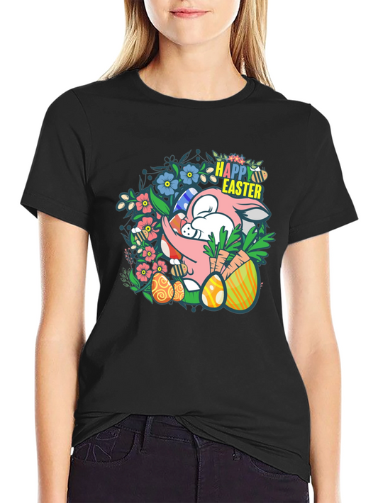 Happy Easter Bunny Graphic T-Shirt