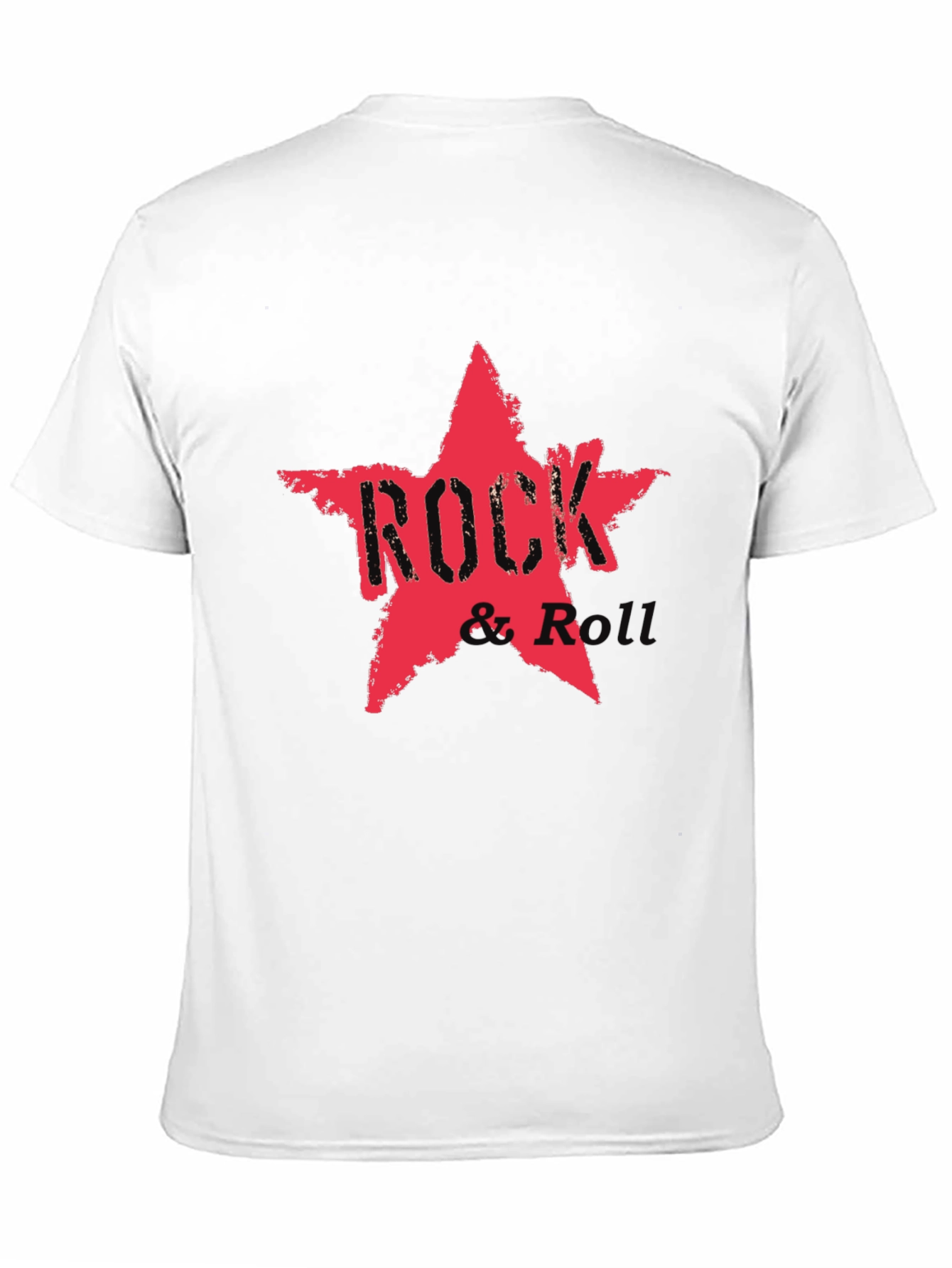 Rock & Roll Star Graphic Tee - Black
