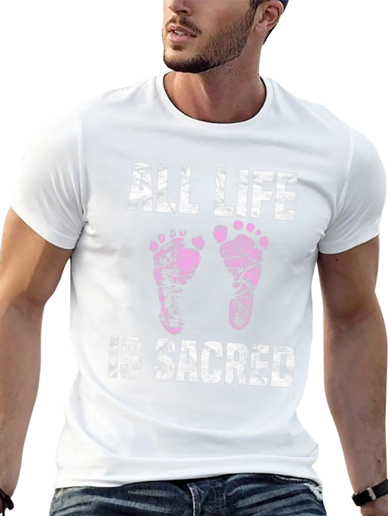 All Life Is Sacred Graphic T-Shirt