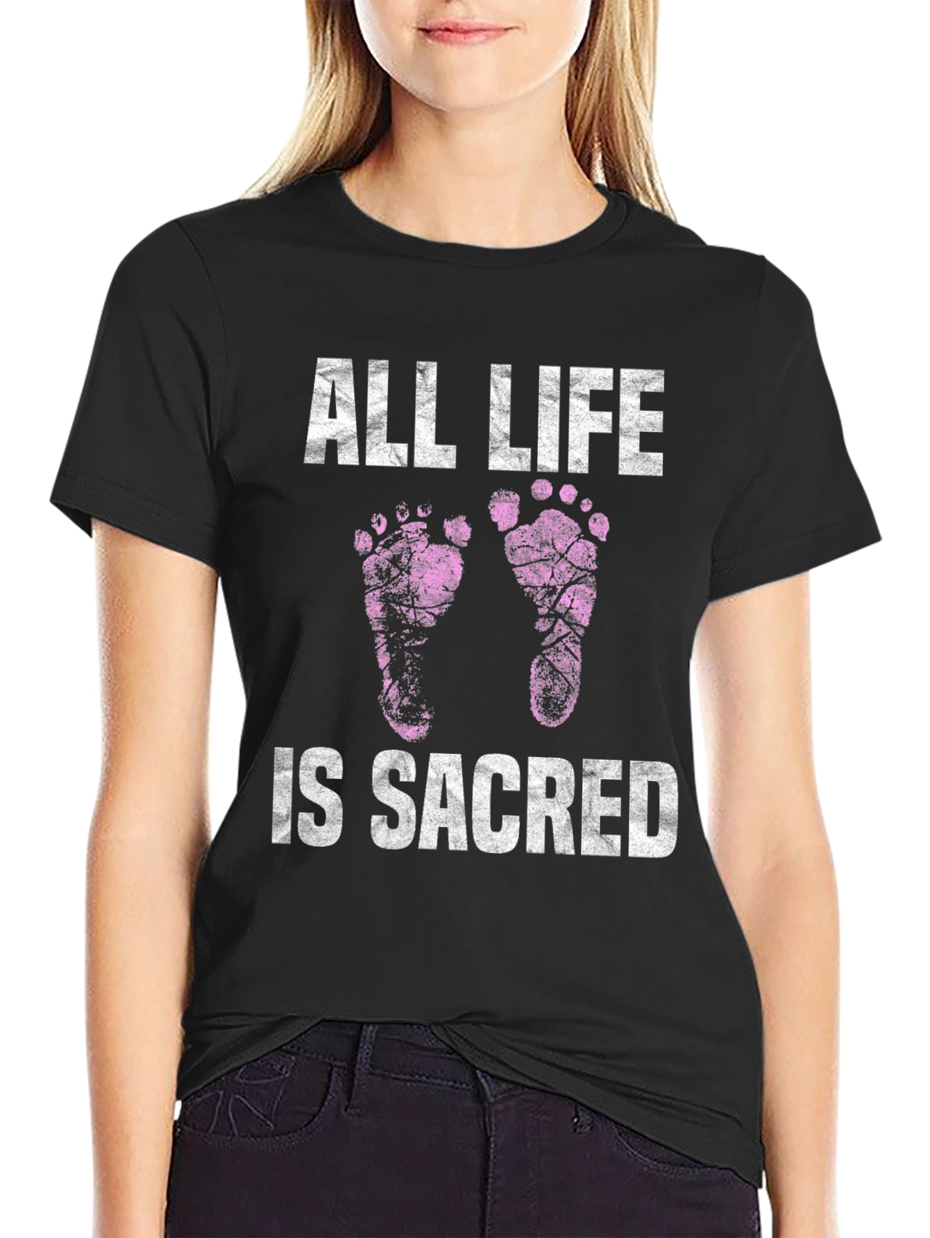 All Life Is Sacred Graphic T-Shirt