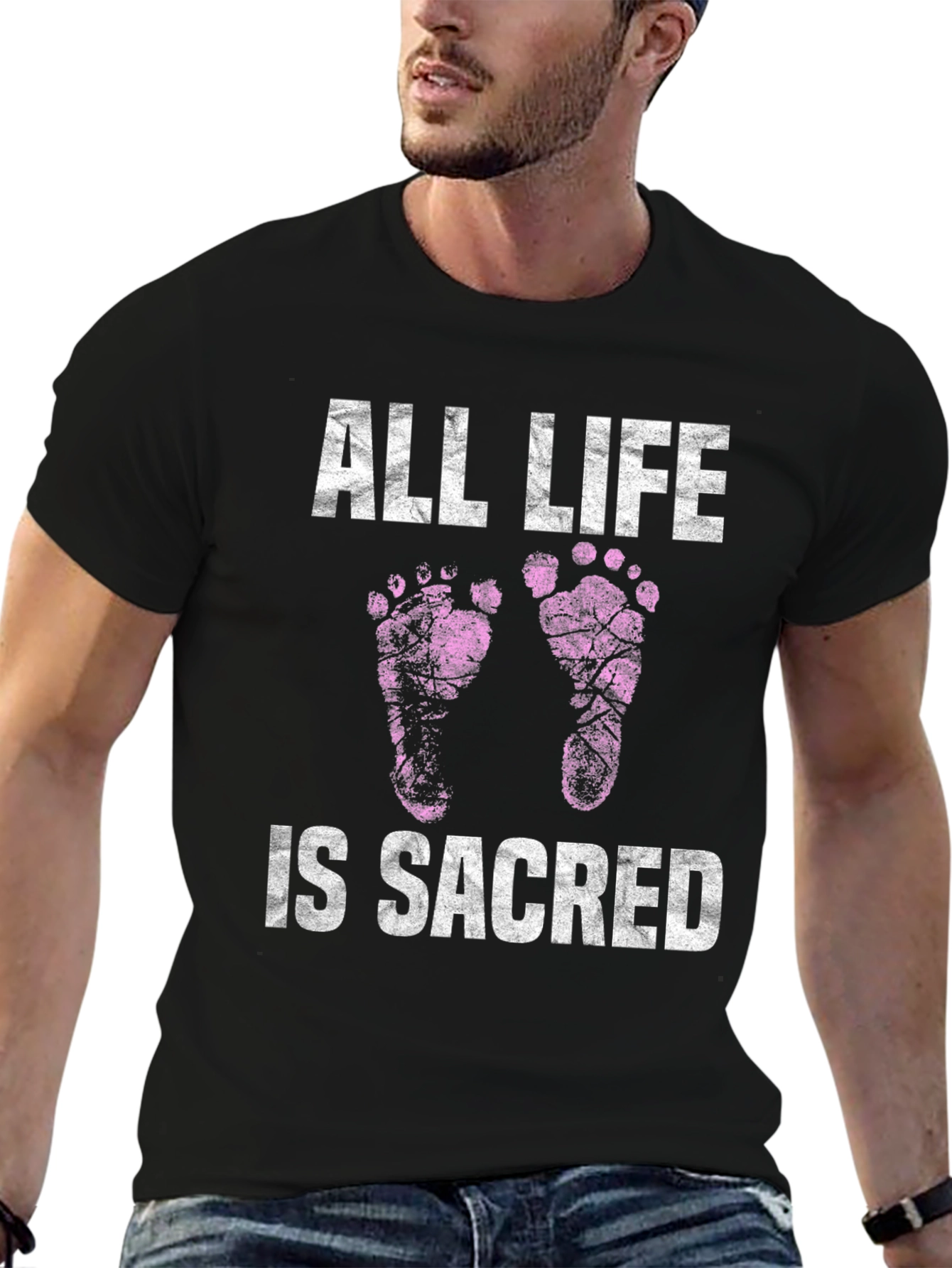 All Life Is Sacred Graphic T-Shirt