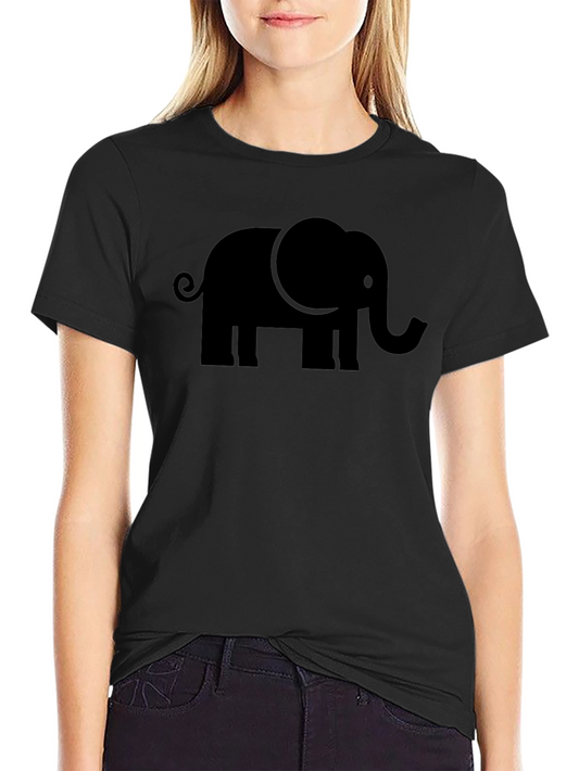 Black Elephant Graphic Tee - Mens Casual Shirt