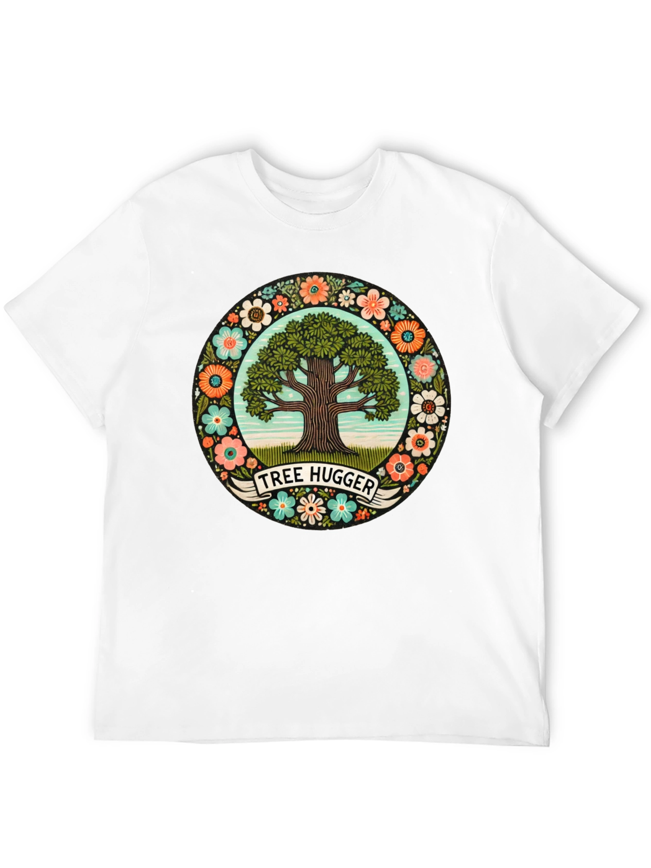 Tree Hugger Graphic Tee - Nature Lover Shirt