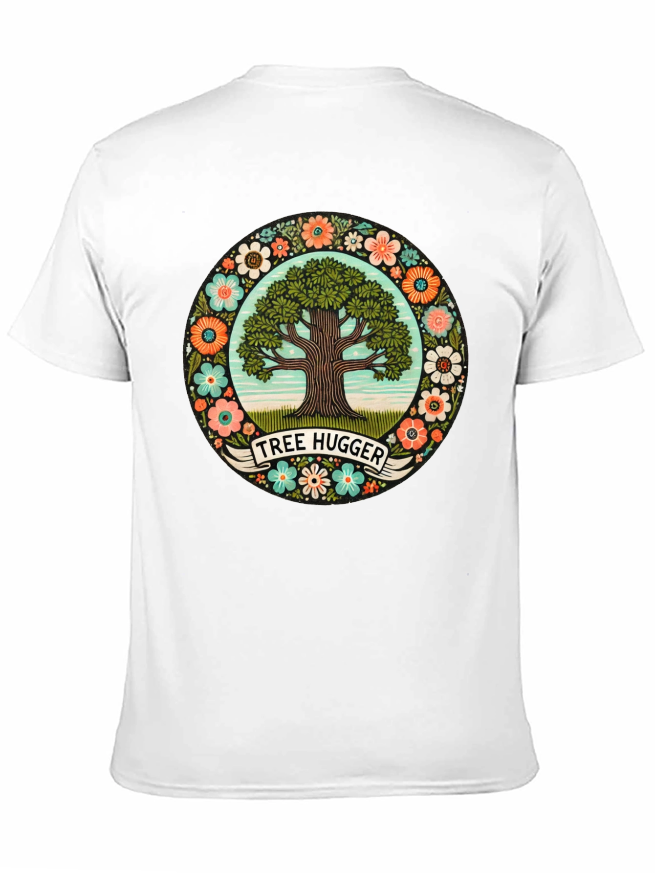 Tree Hugger Graphic Tee - Nature Lover Shirt