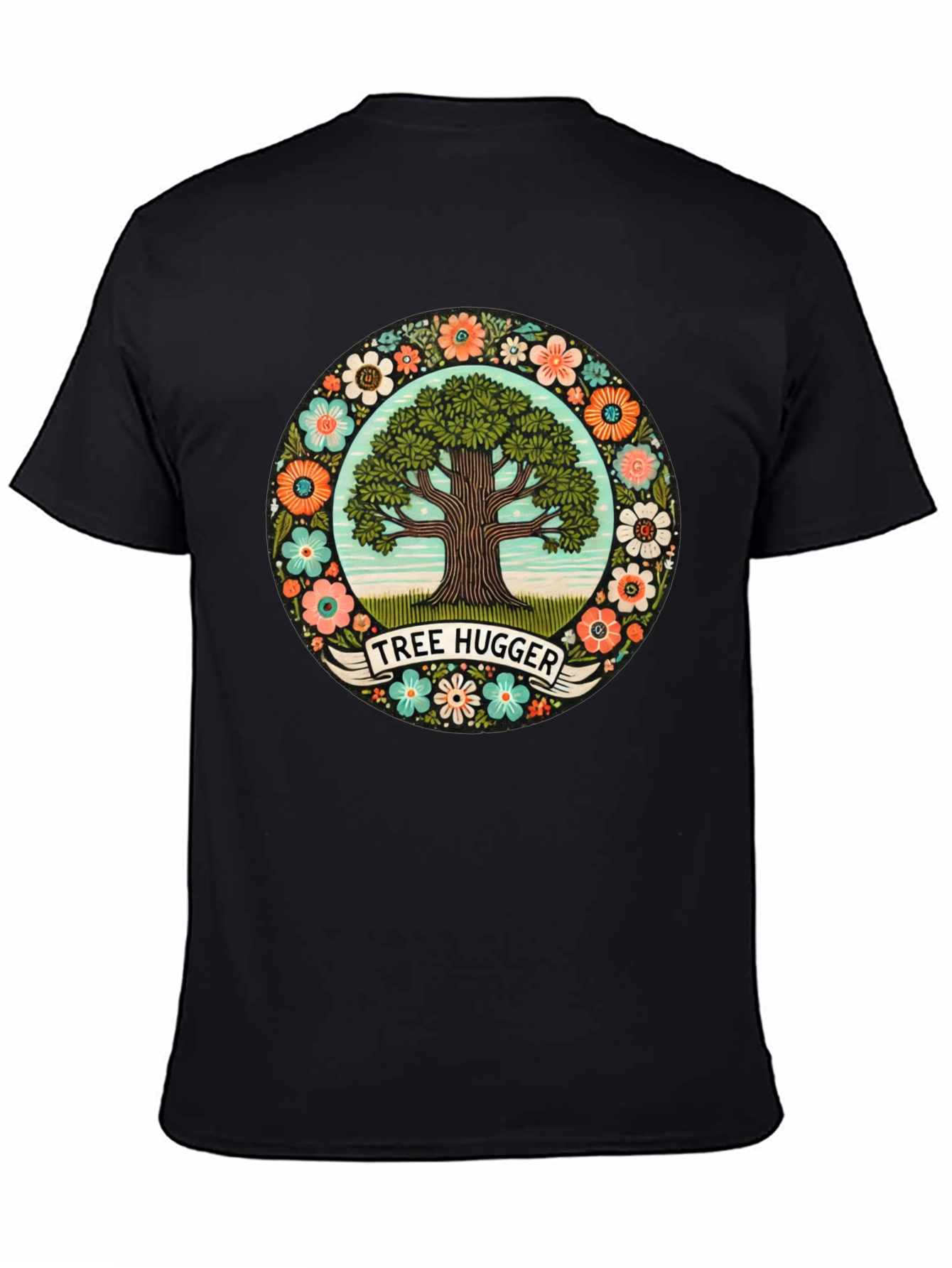 Tree Hugger Graphic Tee - Nature Lover Shirt