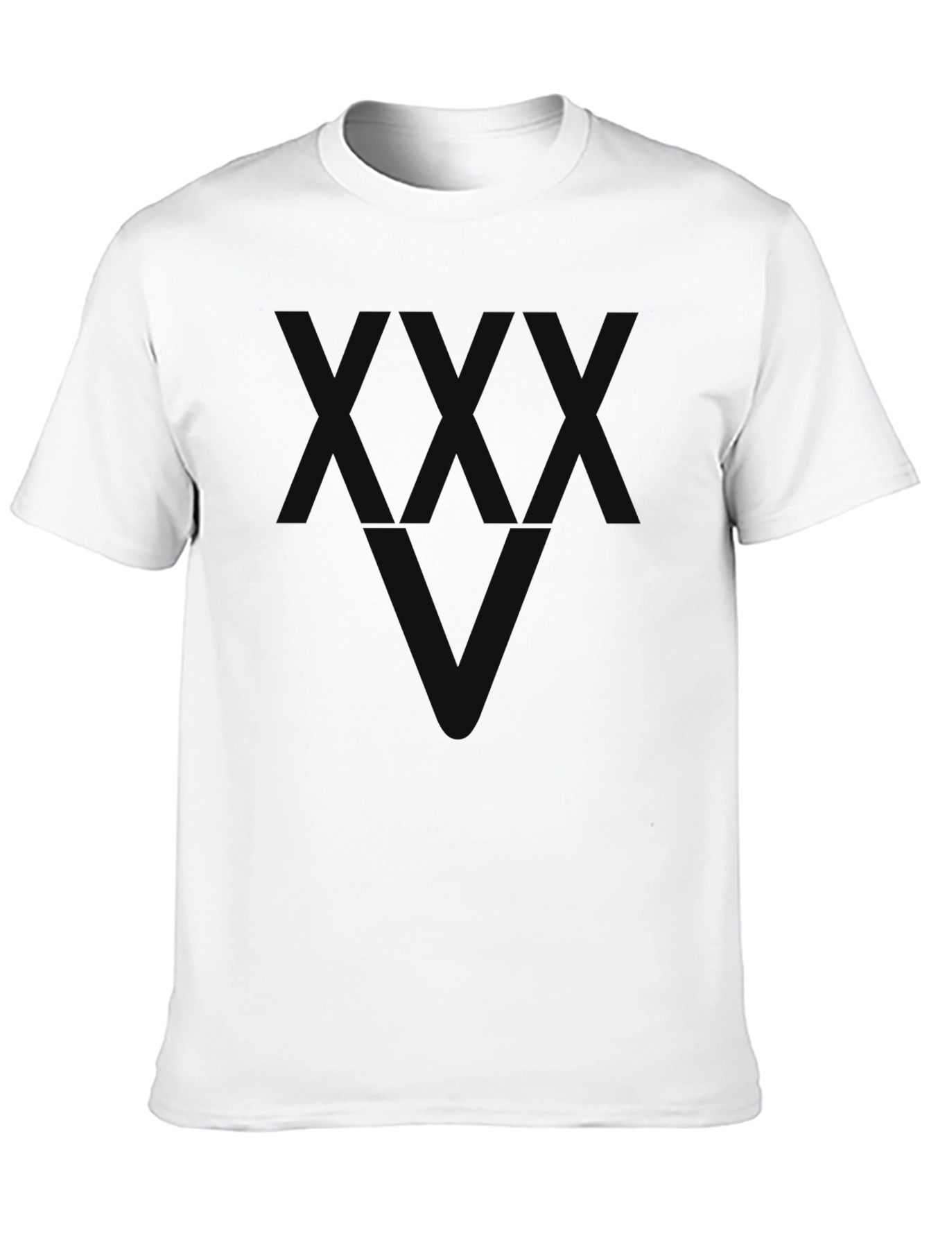 Mens Graphic Black T-Shirt - Geometric Design