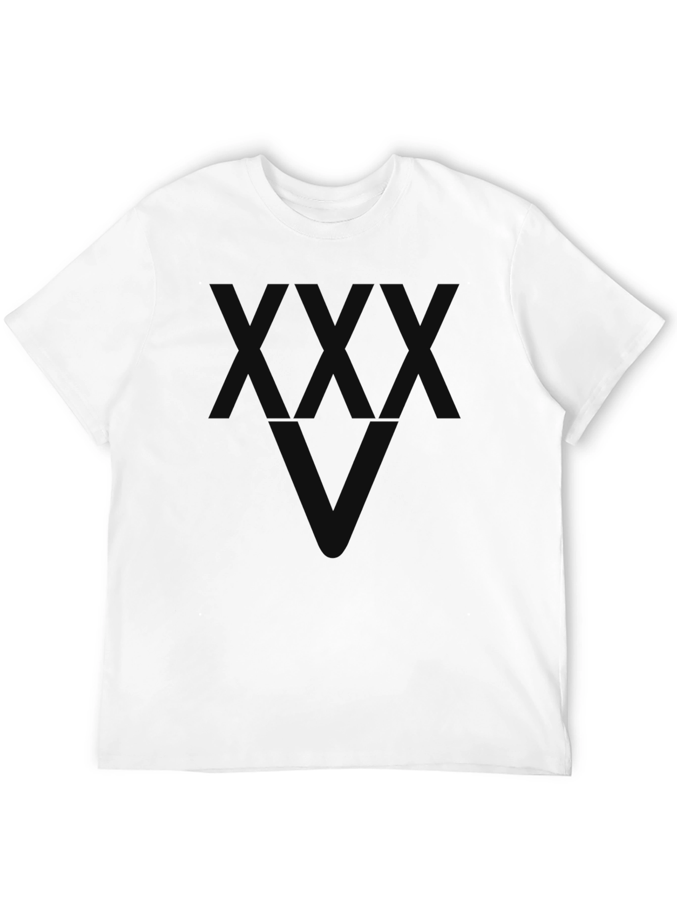 Mens Graphic Black T-Shirt - Geometric Design