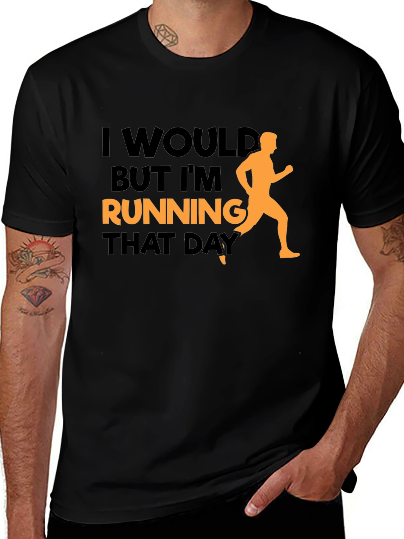 Funny Running Graphic T-Shirt