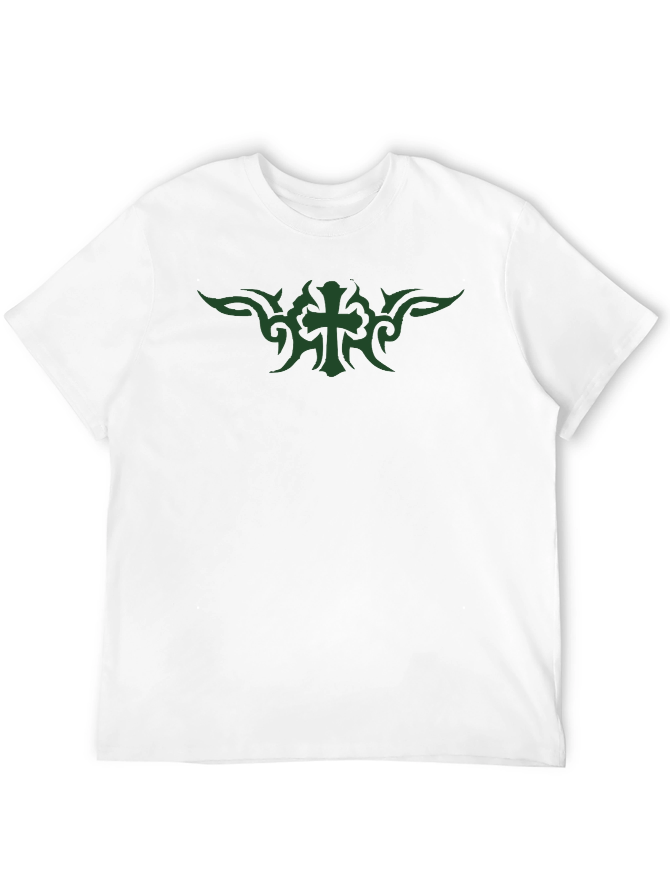 Tribal Cross Graphic Tee - Modern & Edgy
