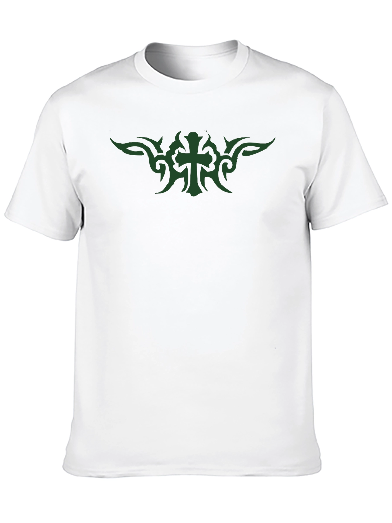 Tribal Cross Graphic Tee - Modern & Edgy