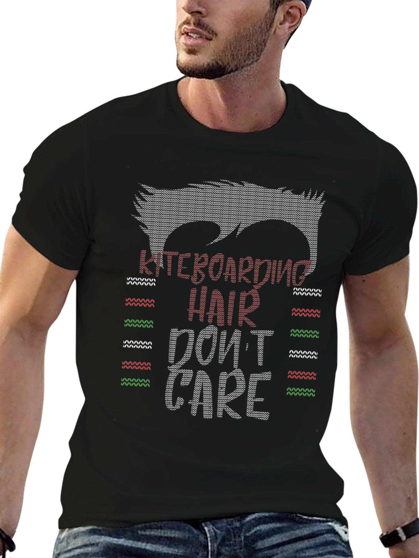 Kiteboarding Hair Dont Care T-Shirt