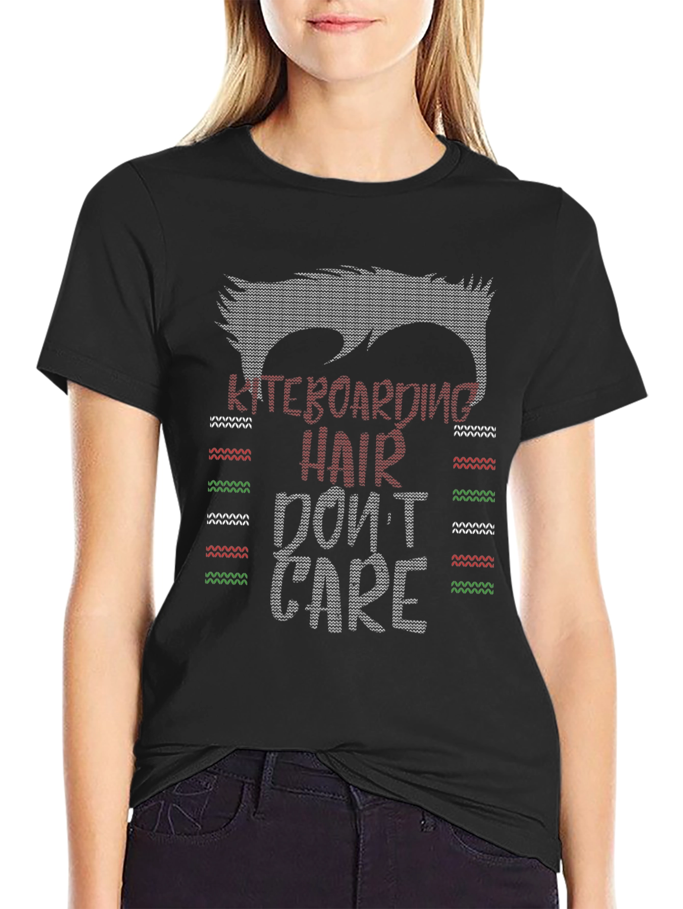 Kiteboarding Hair Dont Care T-Shirt
