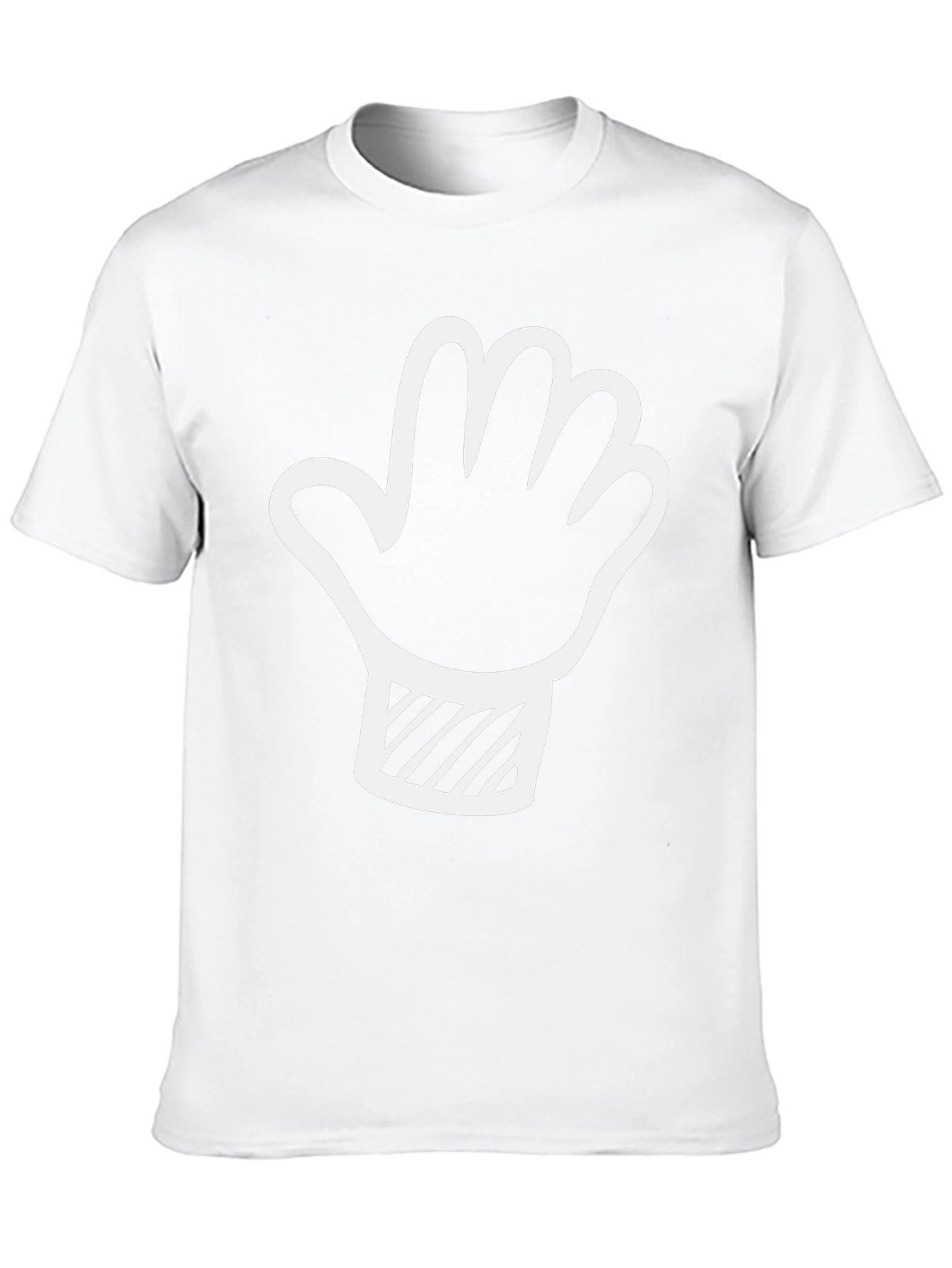 Novelty Graphic T-Shirt - Cartoon Hand