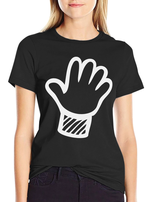 Novelty Graphic T-Shirt - Cartoon Hand