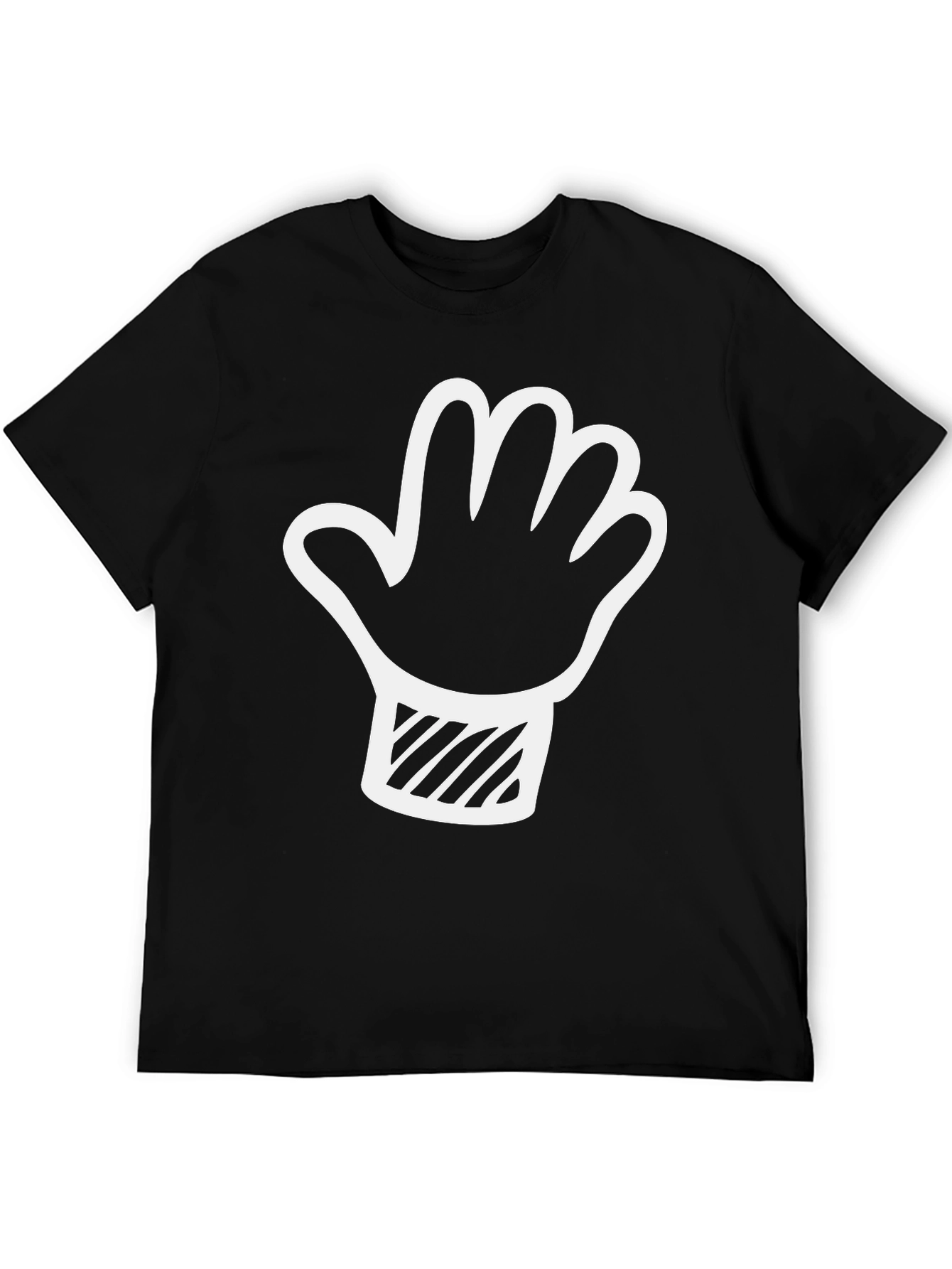 Novelty Graphic T-Shirt - Cartoon Hand