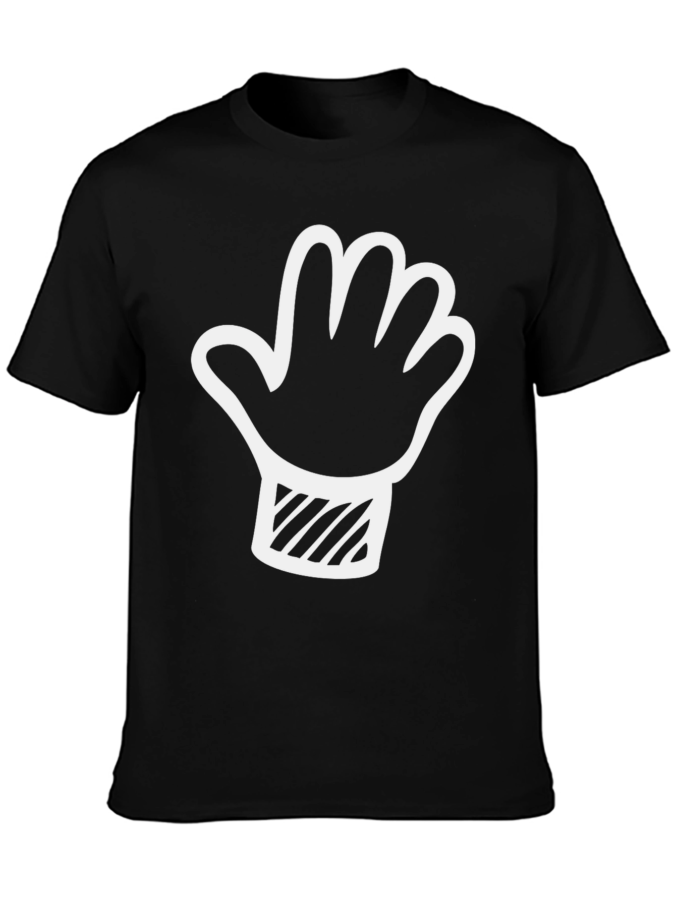 Novelty Graphic T-Shirt - Cartoon Hand