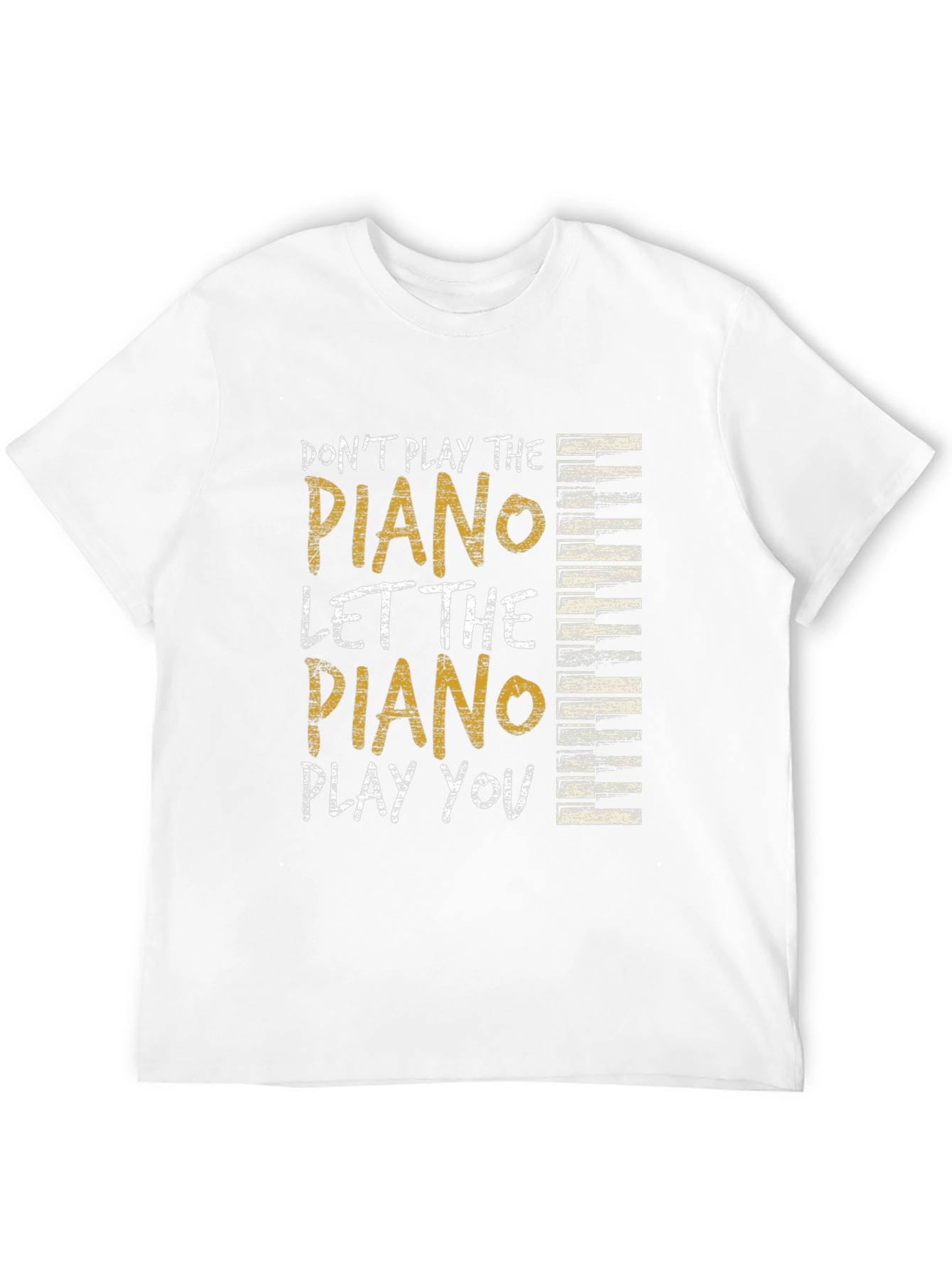 Piano Graphic Tee - Music Lovers Shirt