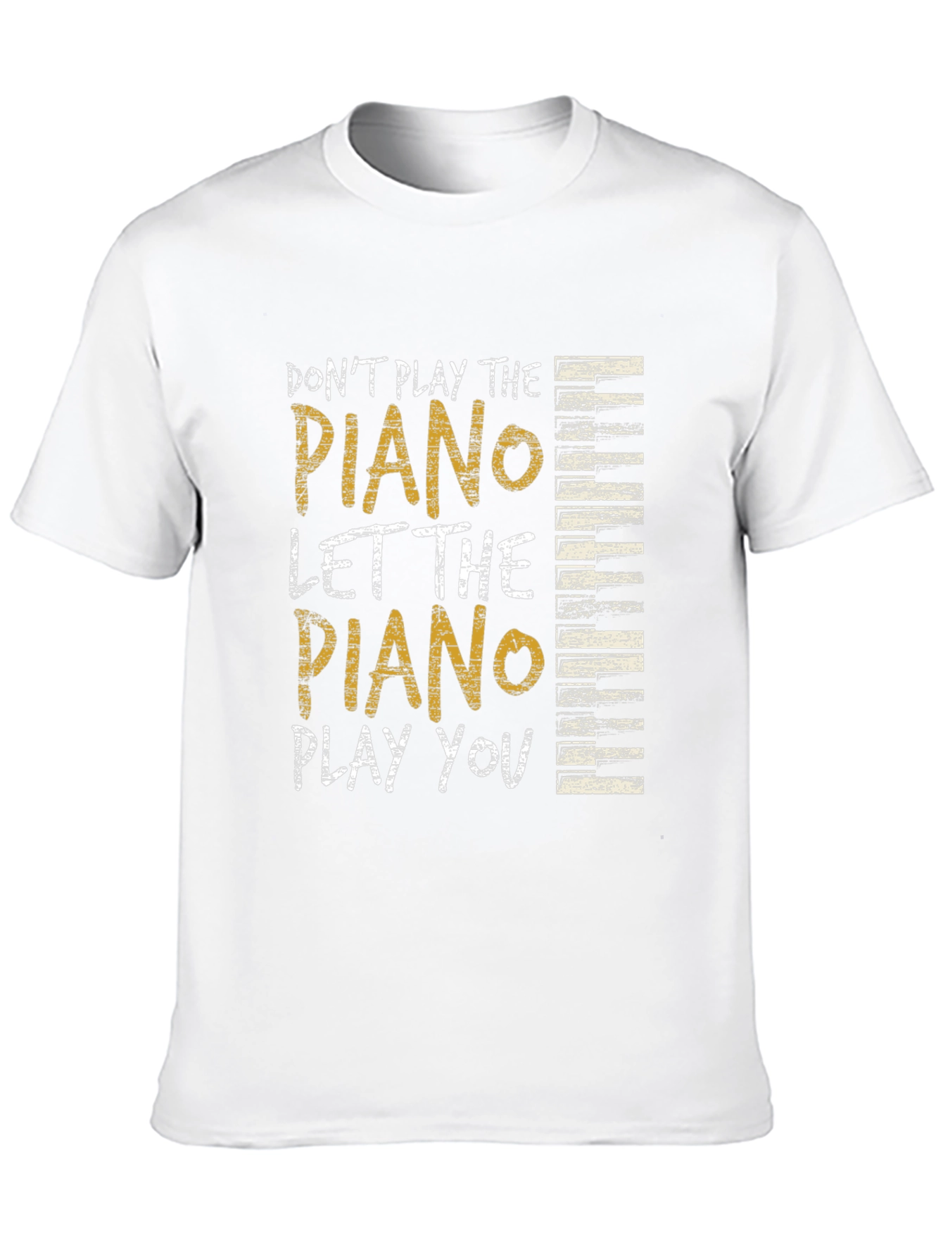 Piano Graphic Tee - Music Lovers Shirt