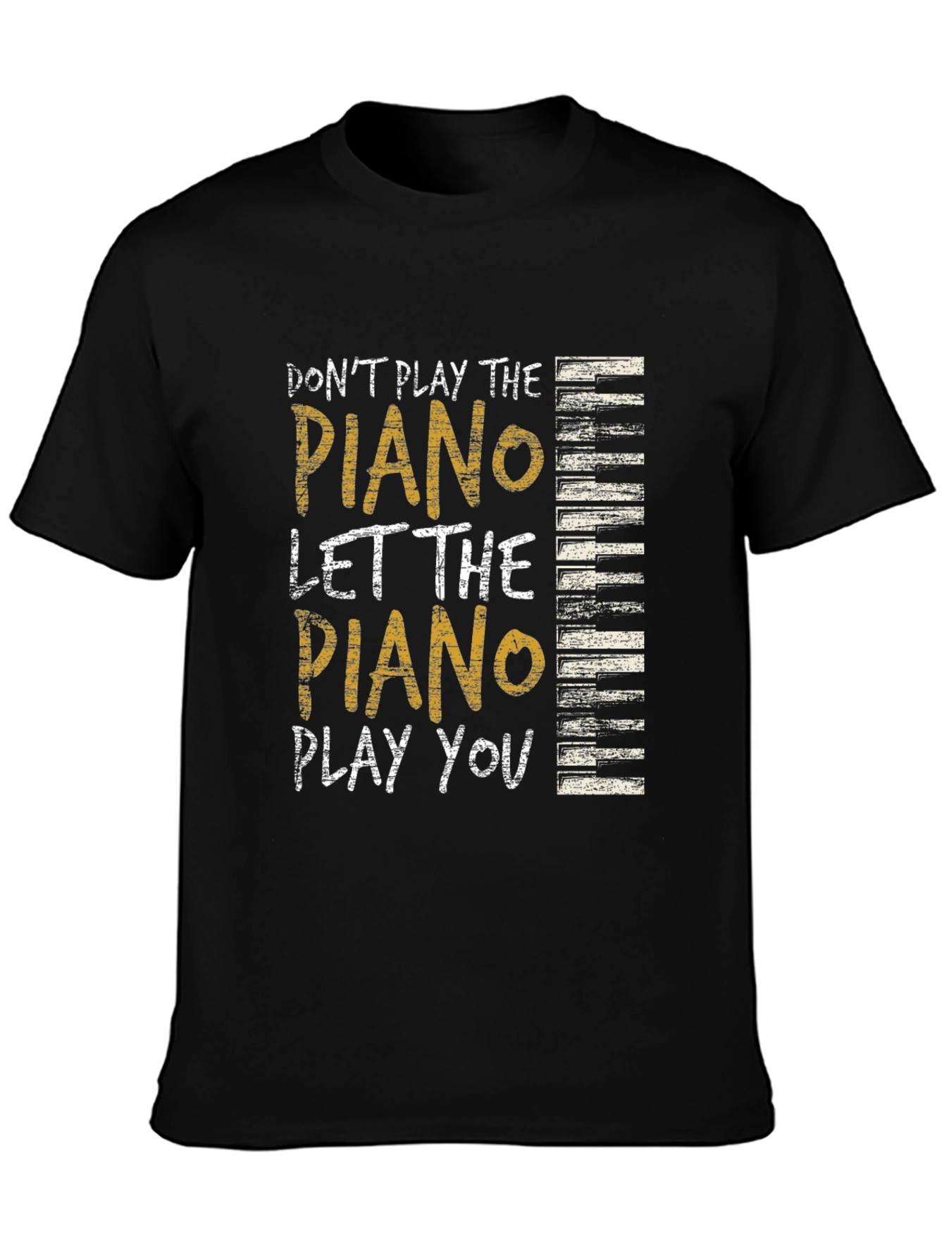 Piano Graphic Tee - Music Lovers Shirt