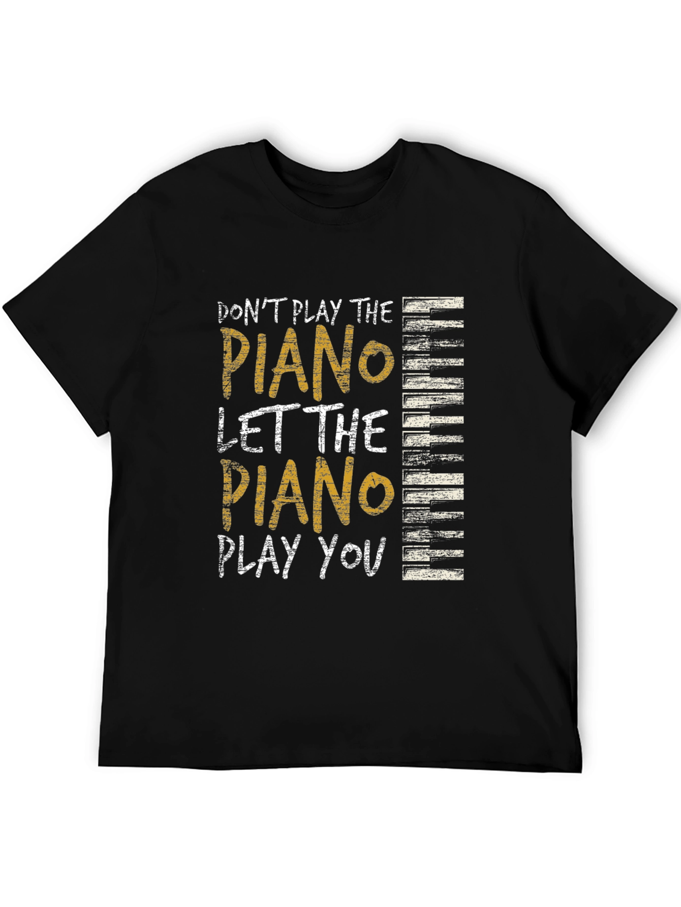 Piano Graphic Tee - Music Lovers Shirt