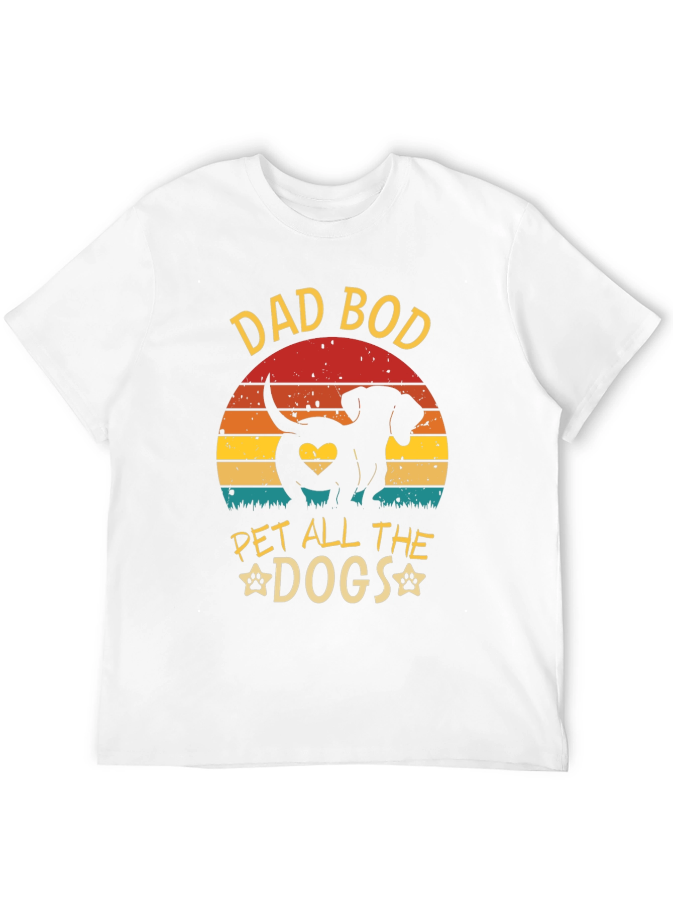 Dad Bod Pet All The Dogs Graphic Tee