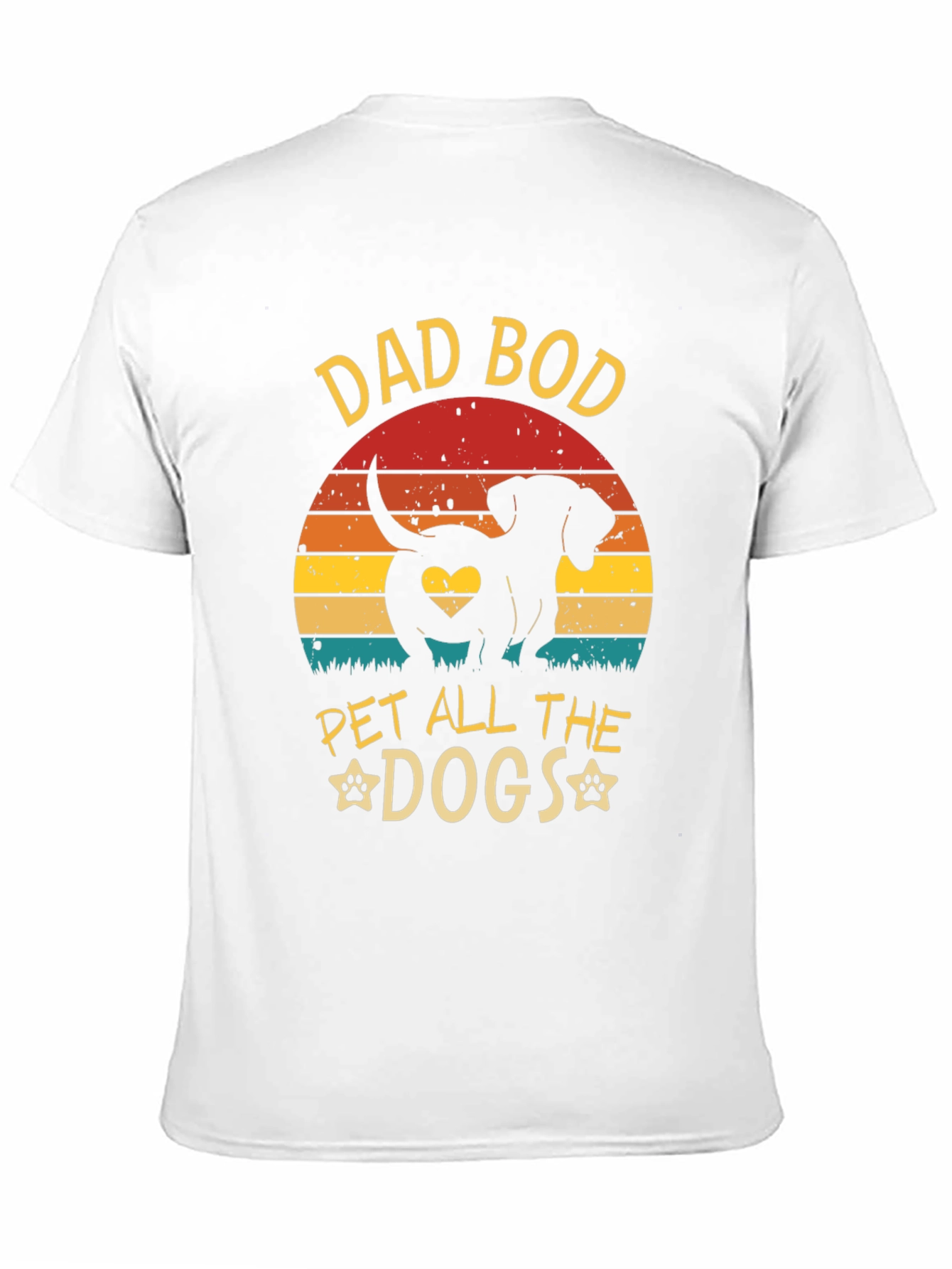 Dad Bod Pet All The Dogs Graphic Tee