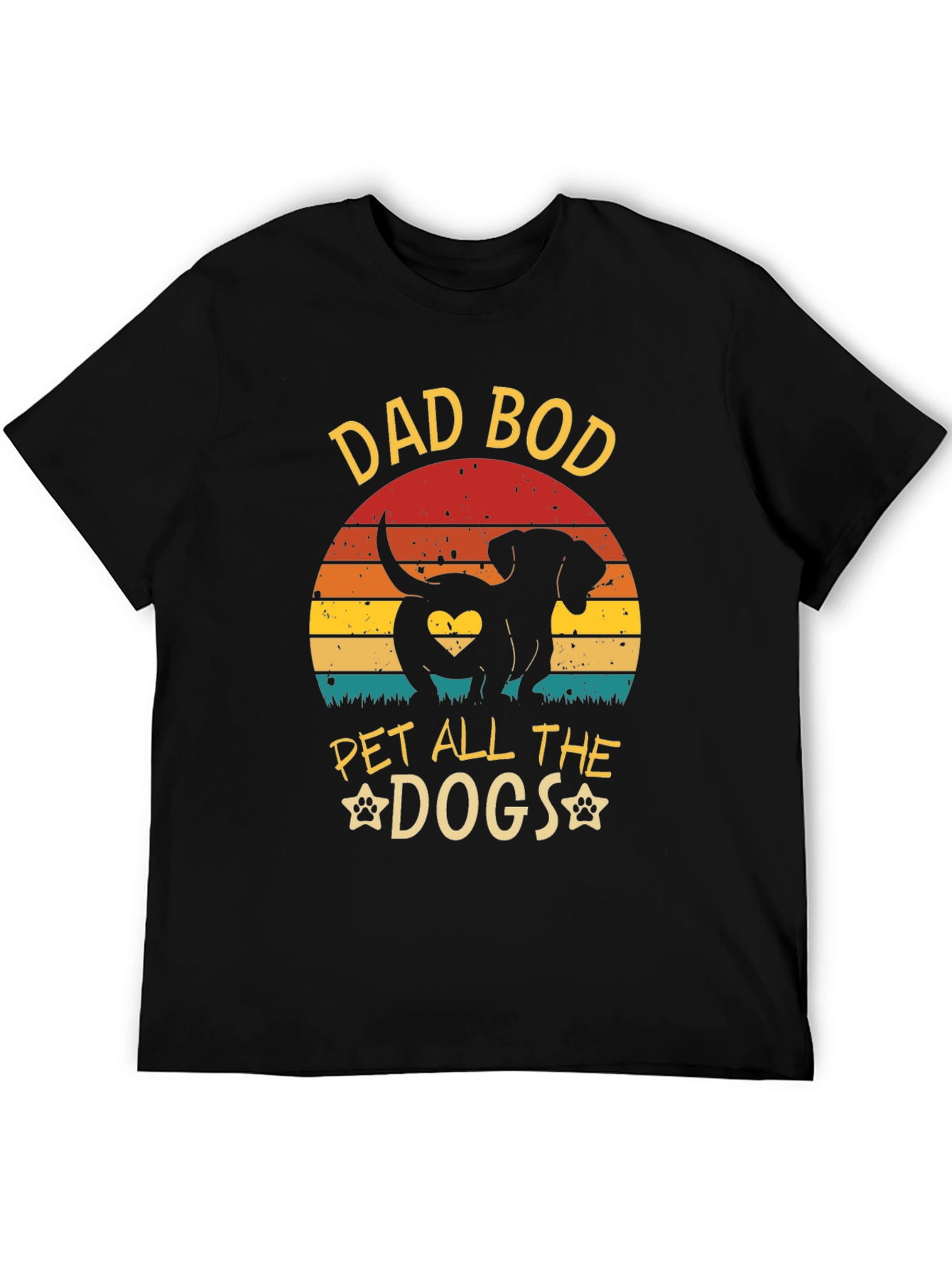 Dad Bod Pet All The Dogs Graphic Tee