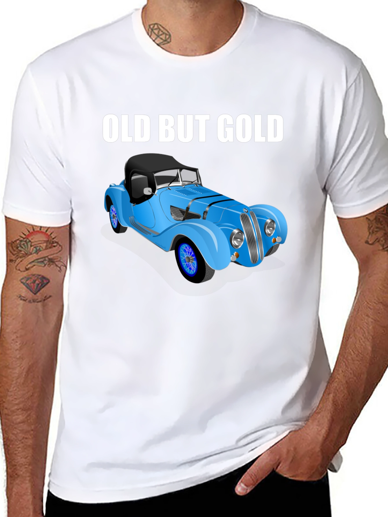Old But Gold Classic Car T-Shirt
