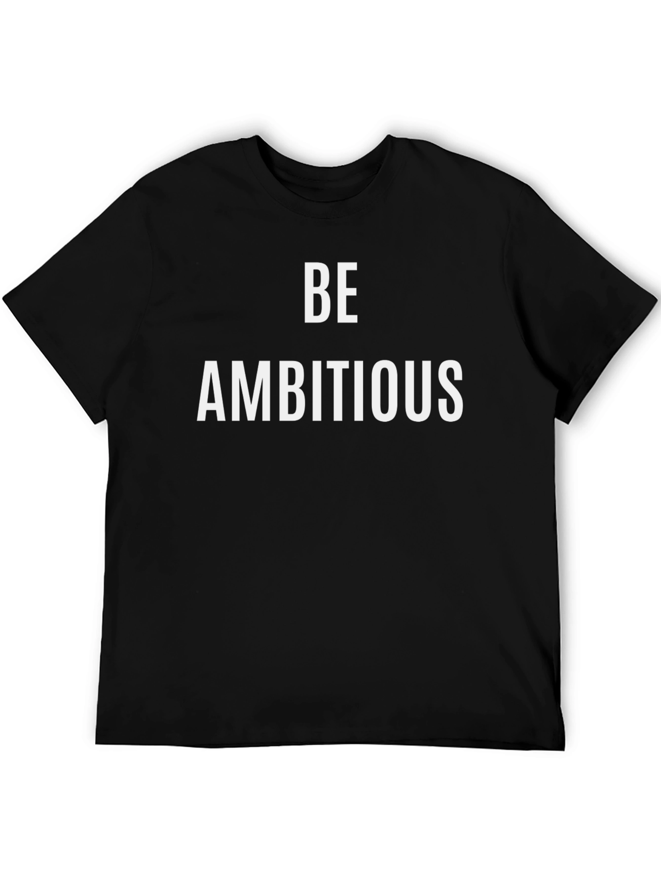 Be Ambitious Black Graphic Tee