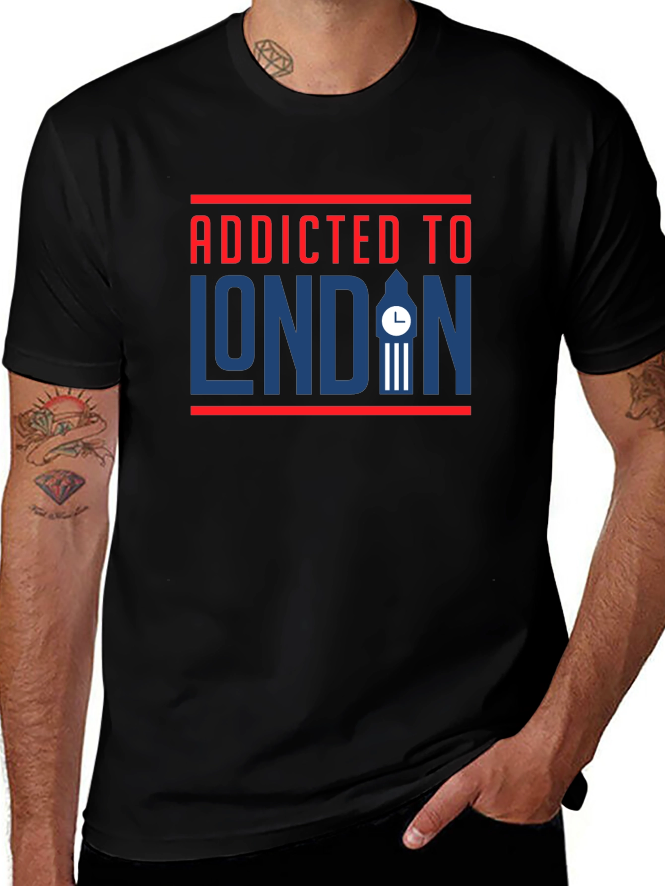 Addicted to London Graphic T-Shirt