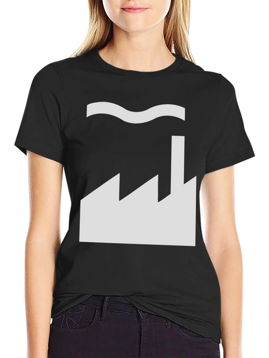 Factory Graphic Tee - Black Cotton