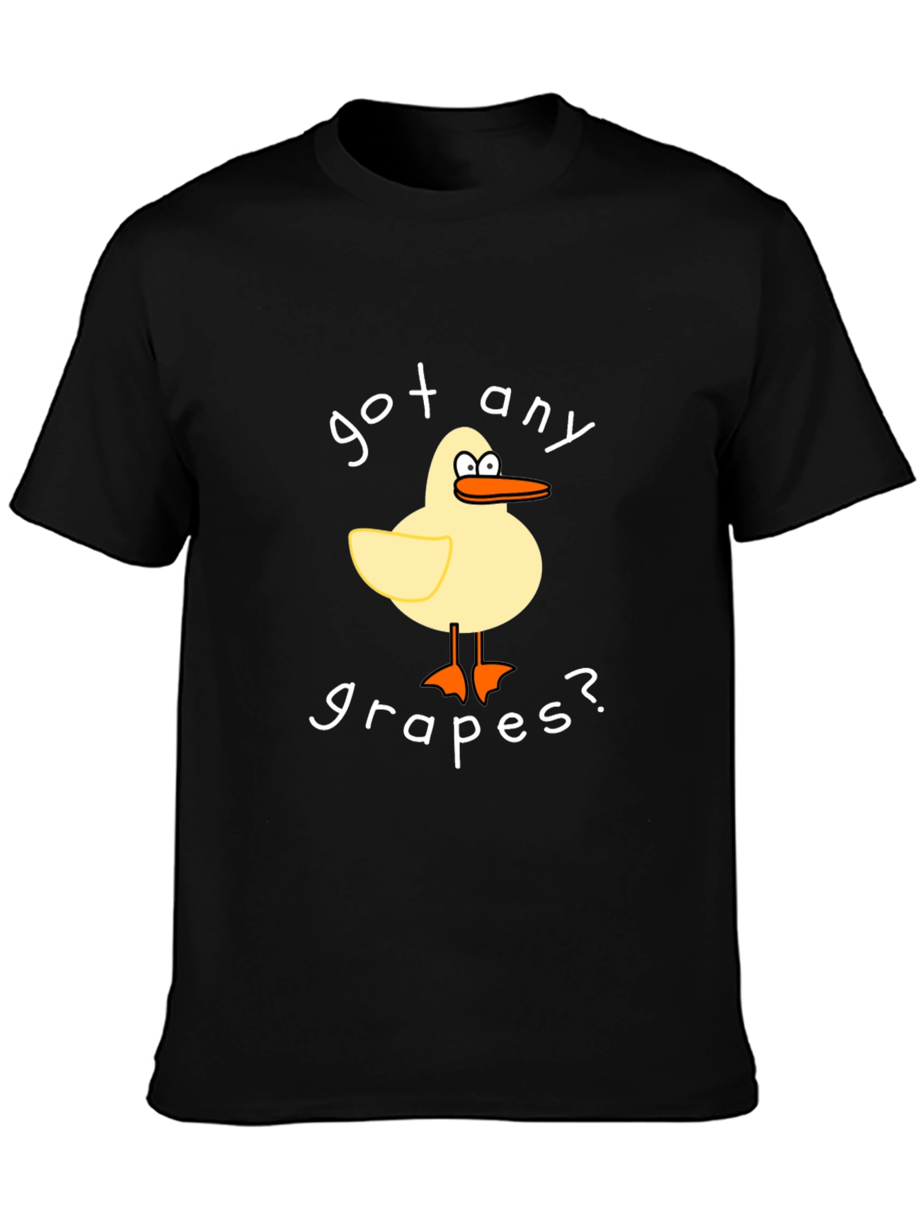 Got Any Grapes? Funny Cartoon Duck T-Shirt