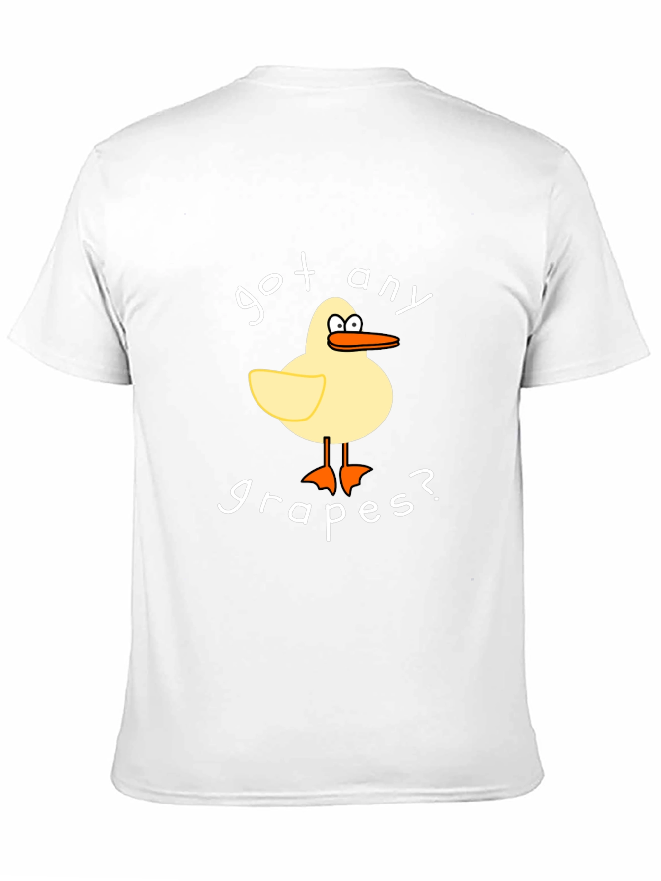 Got Any Grapes? Funny Cartoon Duck T-Shirt