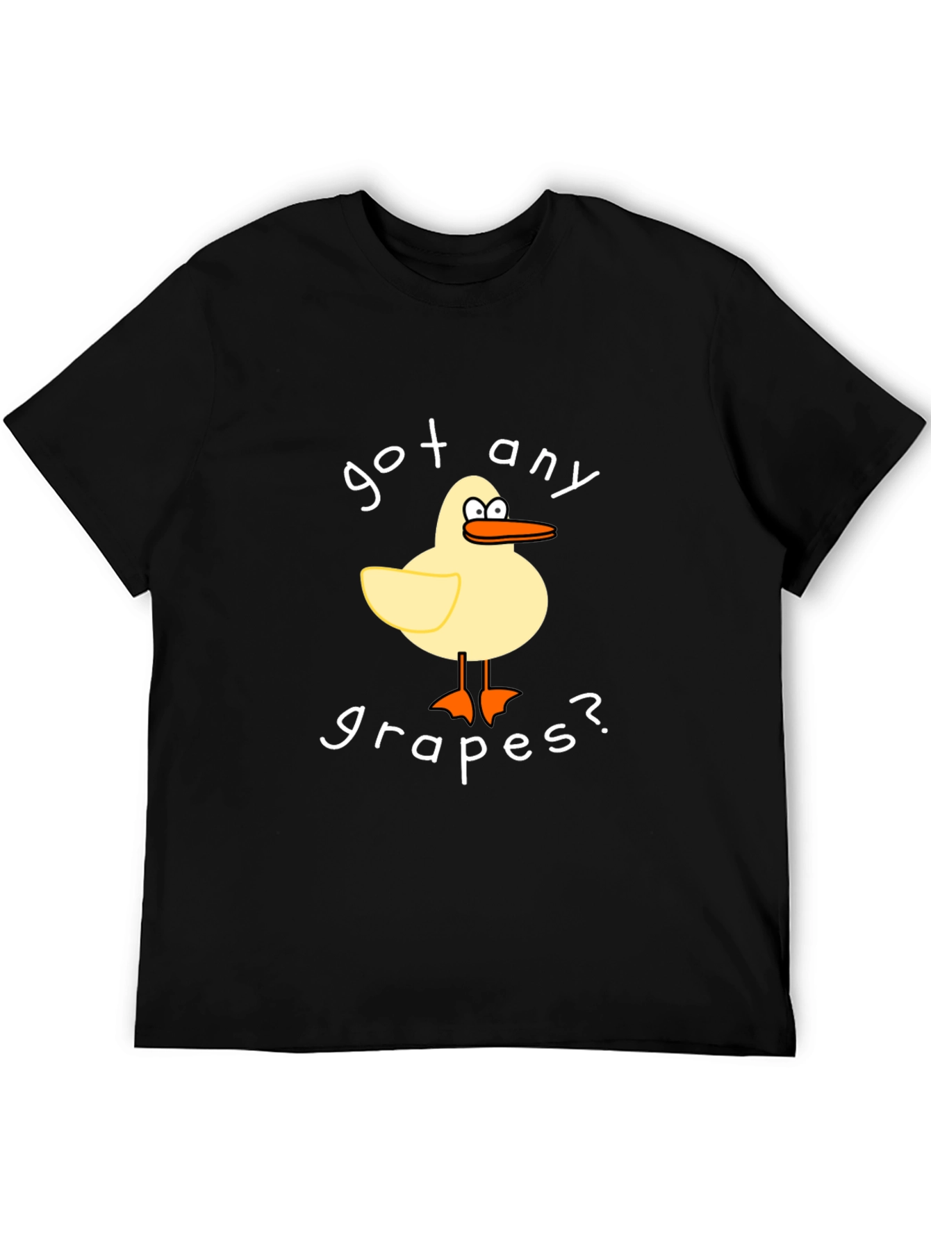 Got Any Grapes? Funny Cartoon Duck T-Shirt