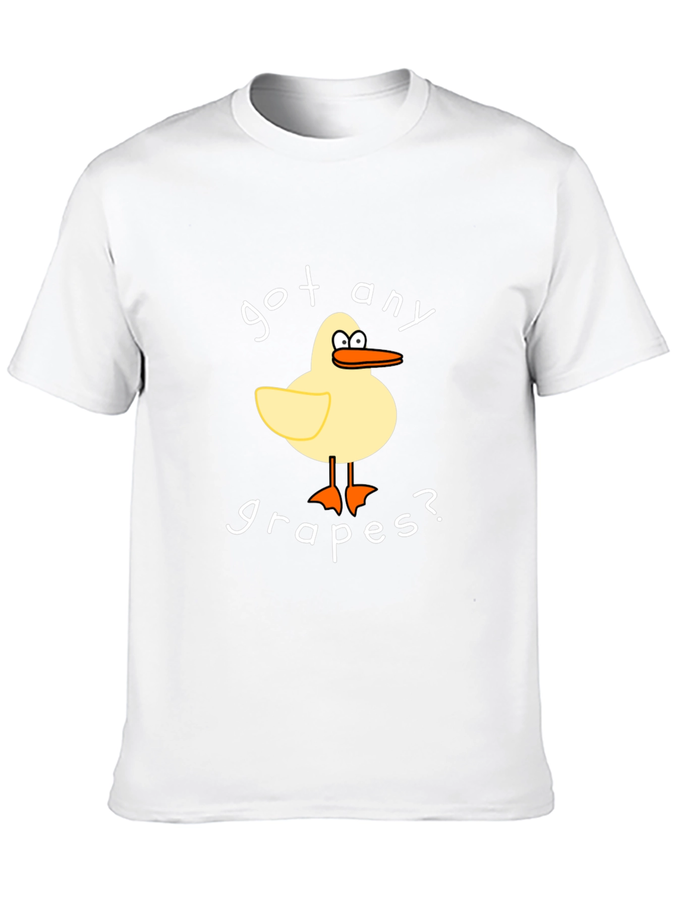 Got Any Grapes? Funny Cartoon Duck T-Shirt